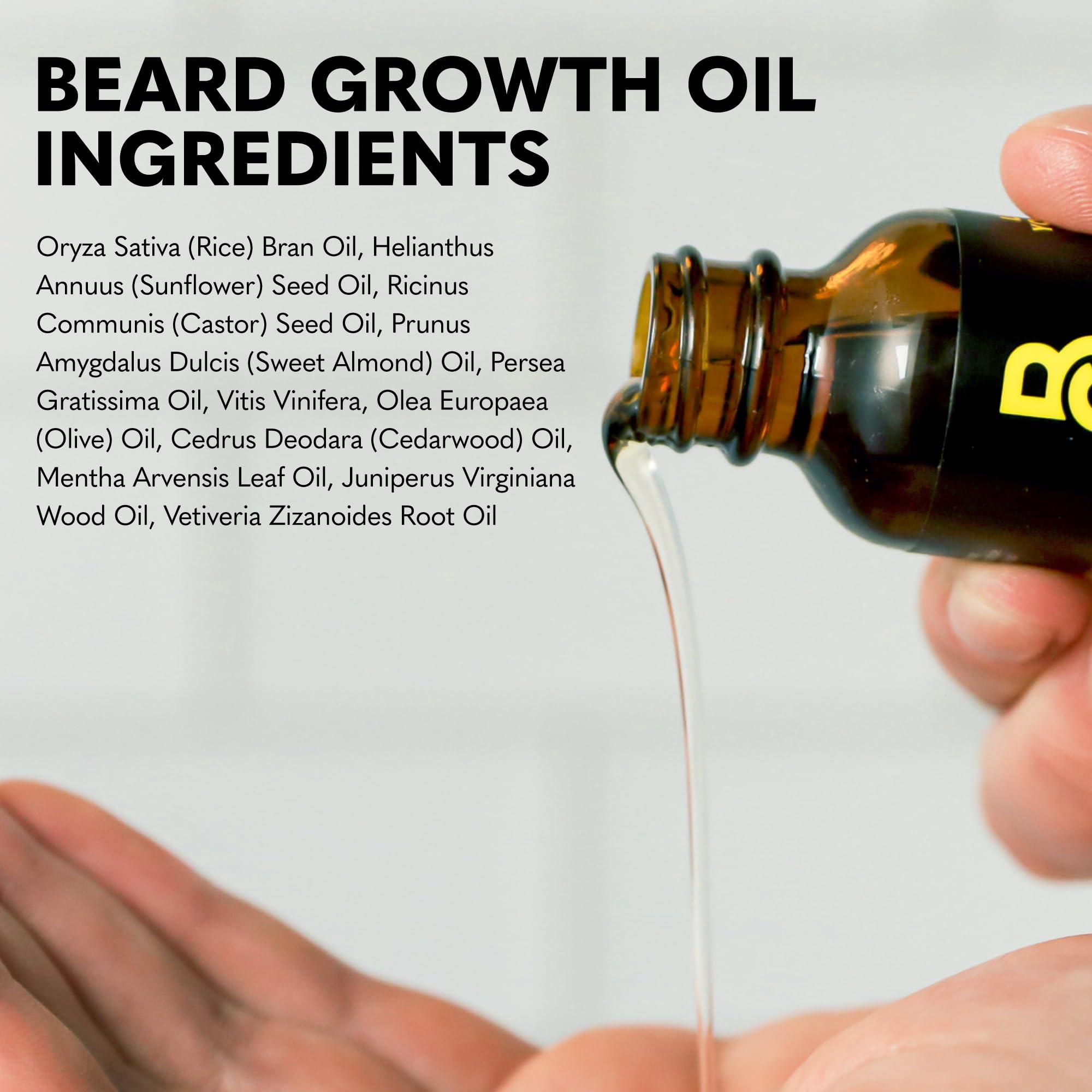 The Beard Club Beard Growth Kit - Derma Roller, Beard Growth Oil, Sandalwood Balm, Comb - Gift Set - Image 9