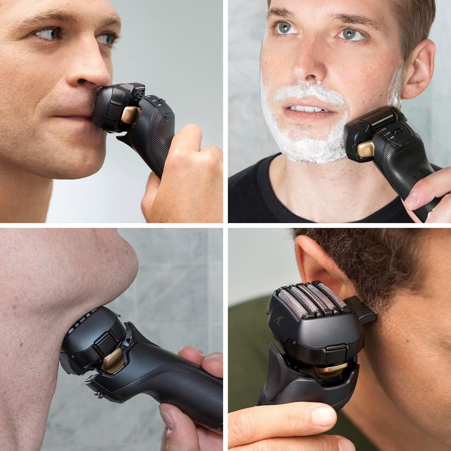 Panasonic ARC5 Electric Razor for Men with Pop-up Trimmer, Wet Dry 5-Blade Electric Shaver with Intelligent Shave Sensor and 16D Flexible Pivoting Head - ES-LV67-K (Black) - Image 5