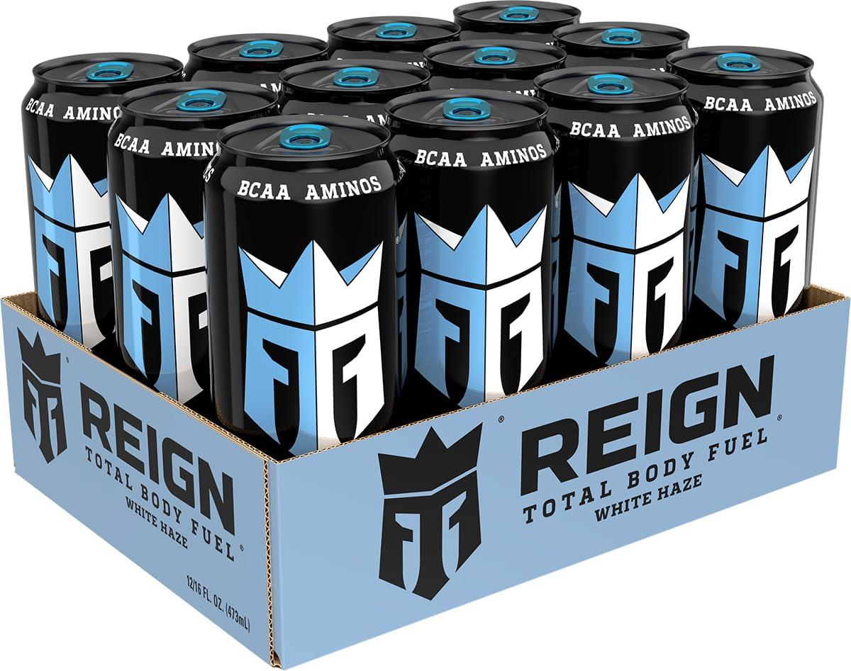 Reign Total Body Fuel, White Haze, Fitness & Performance Drink, 16 Fl Oz (Pack of 12) - Image 2