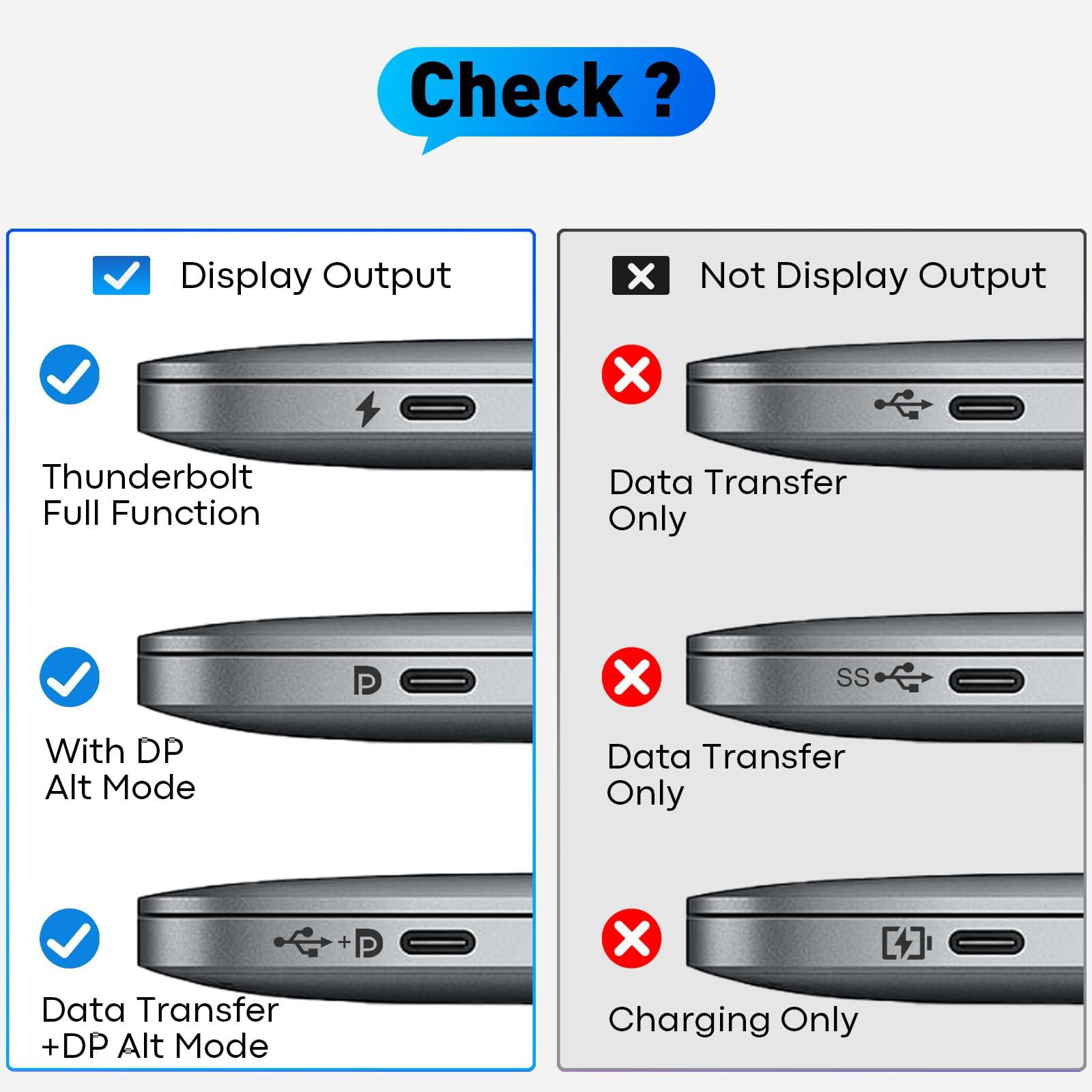 UANTIN USB C to HDMI Cable 6Ft | 4K USB 3.1 Type-C to HDMI Cord [Thunderbolt 3/4 Compatible] with MacBook Pro/Air, Galaxy S8 to S23, iPhone 15/16, iPad Pro, iMac, Surface - 2 Pack - Image 5