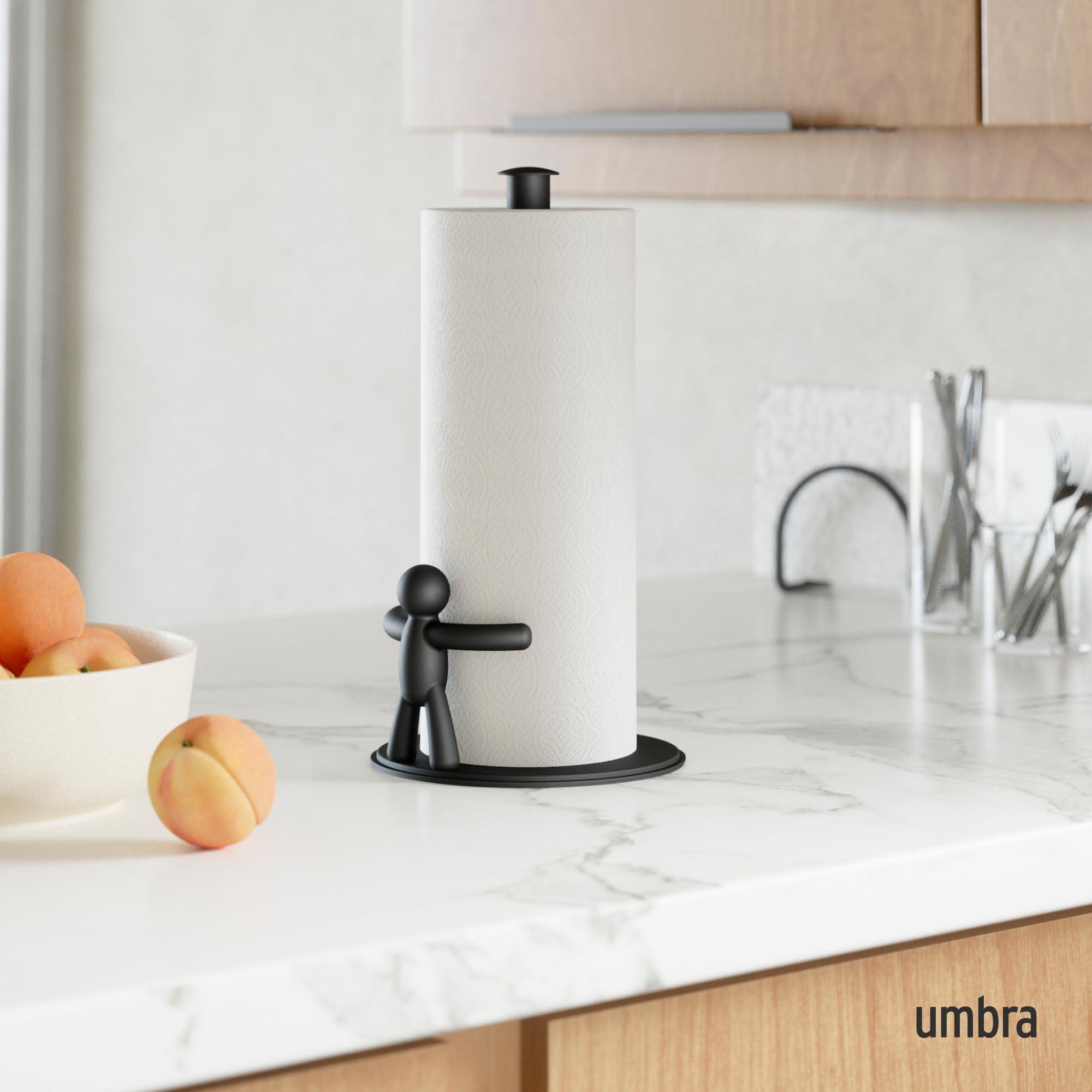Umbra Buddy Counter Top Paper Towel Holder Black - Image 2