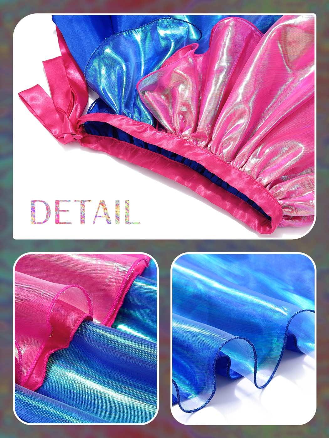 TWINKLEDE Shiny Fariy Bustle Tie on Belly Dance Skirt Maxi Hip Scarf Latin Festival Party Costume for Adult Girls - Image 4