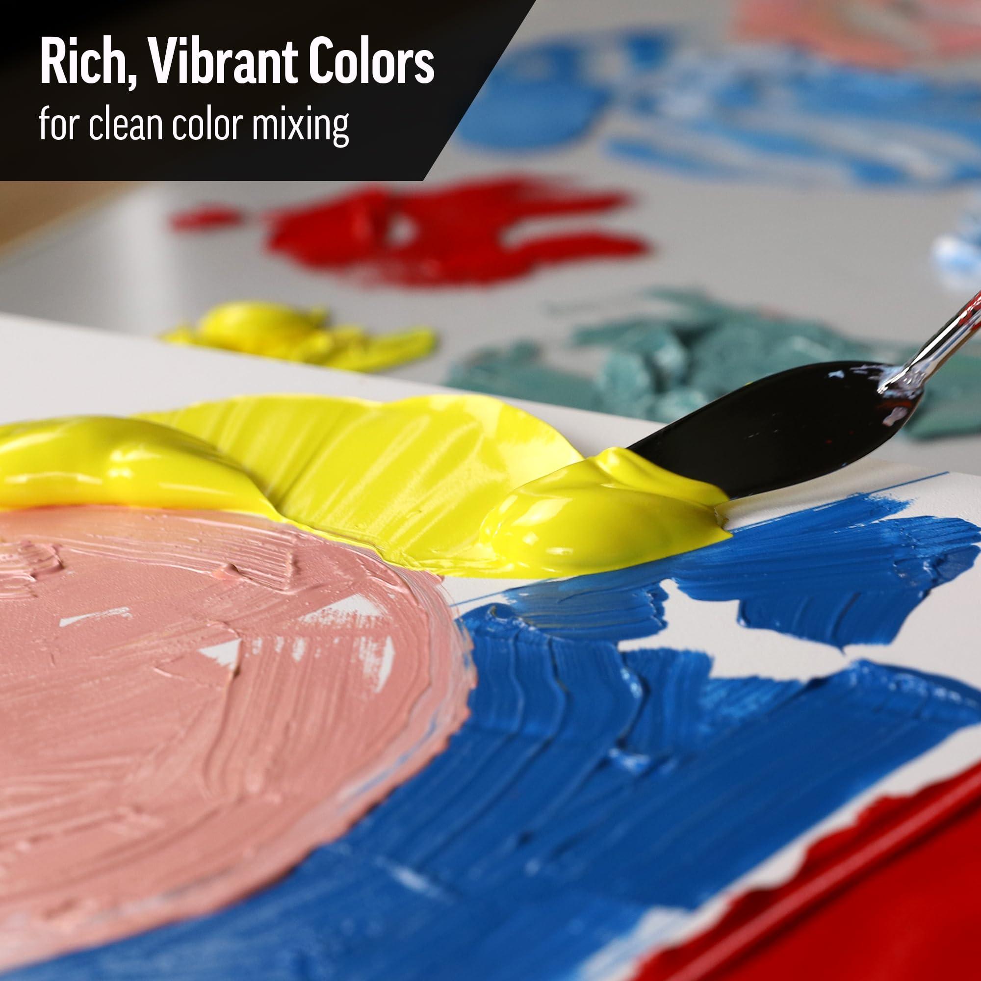 5 Oz Heavy Body Acrylic Color Paints Color: Yellow Ochre - Image 3