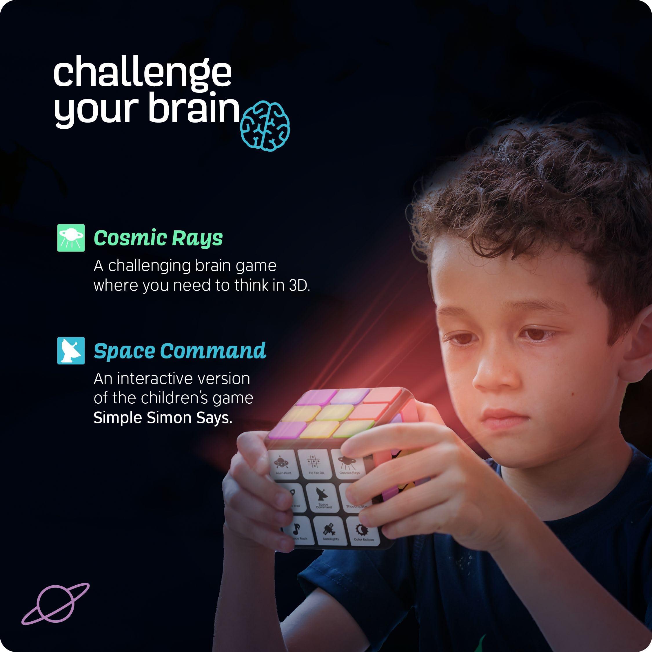 Rechargeable Game Activity Cube - Toys for Boys and Girls - 9 Fun Brain & Memory Games - Birthday Gifts for Age 6, 7, 8, 9, 10, 11, 12 Year Old Kids Teens - Best Boy Toy Gift Ideas - Image 6