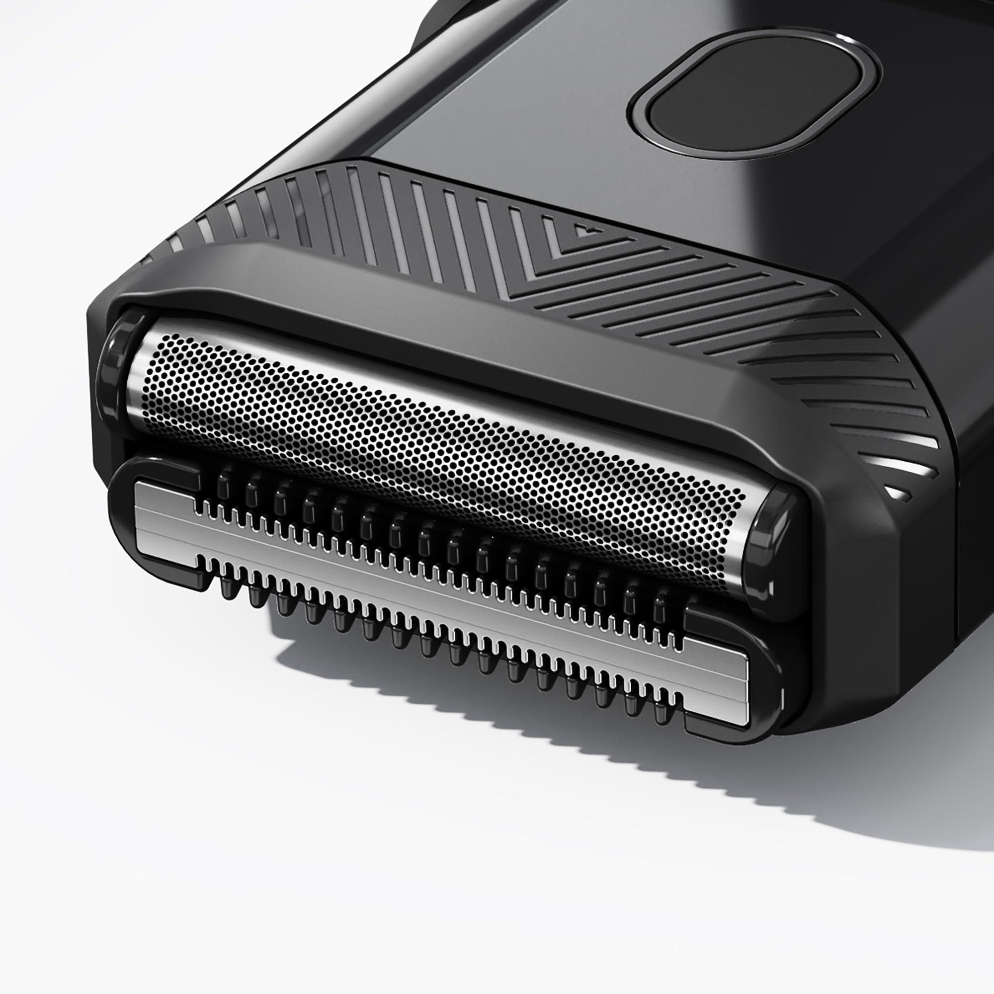 MANSCAPED® The Handyman™ Compact Face Shaver – Portable Men’s Travel Facial Hair Groomer, USB-C Rechargeable Razor, Electric Foil Face Shaver, Waterproof, Cordless, Dual-Action SkinSafe® Foil Blades - Image 7