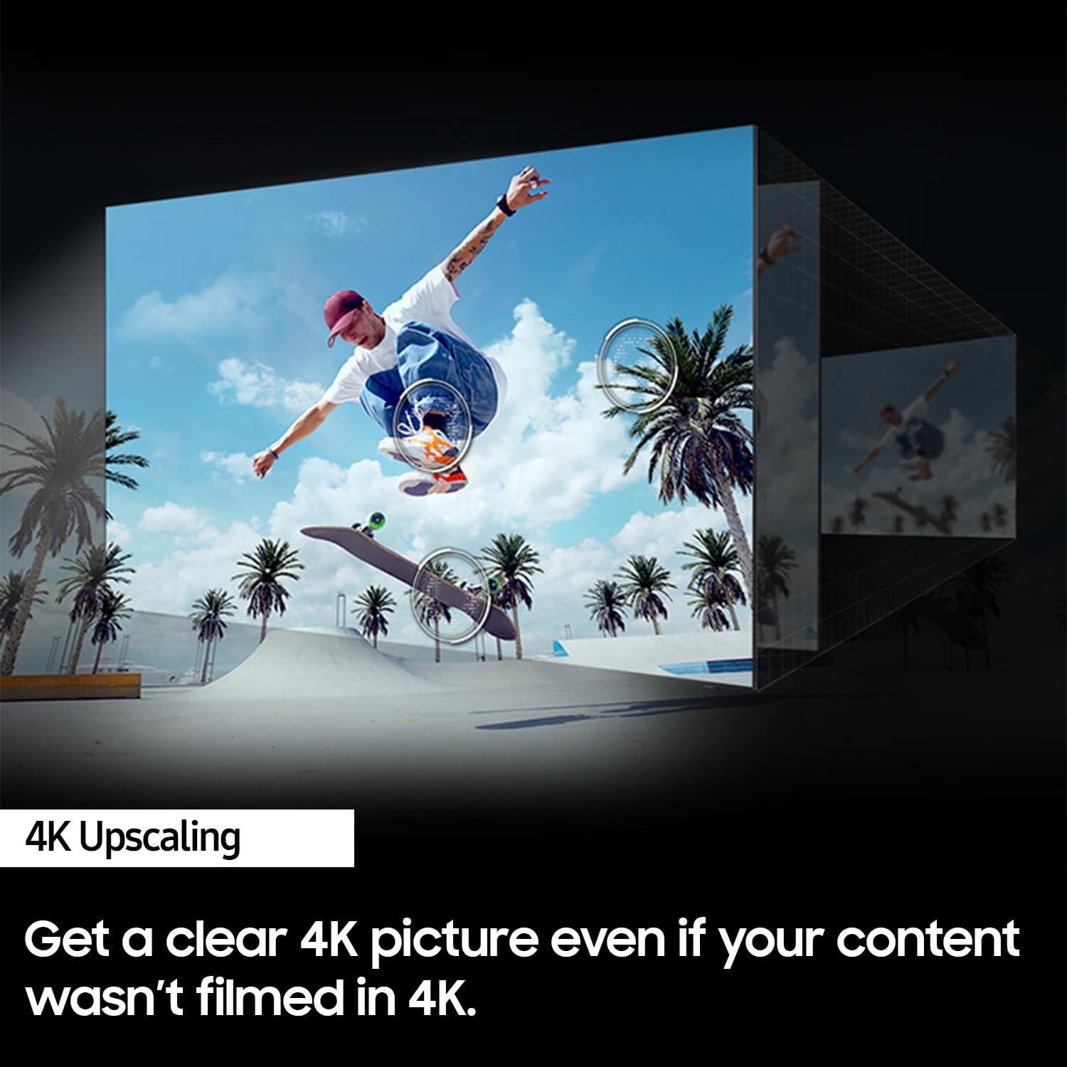 Samsung 55-Inch Class 4K Crystal UHD DU8000 Series HDR Smart TV w/Object Tracking Sound Lite, Motion Xcelerator, Ultra Slim Design, Gaming Hub, Alexa Built-in (UN55DU8000, 2024 Model) - Image 4