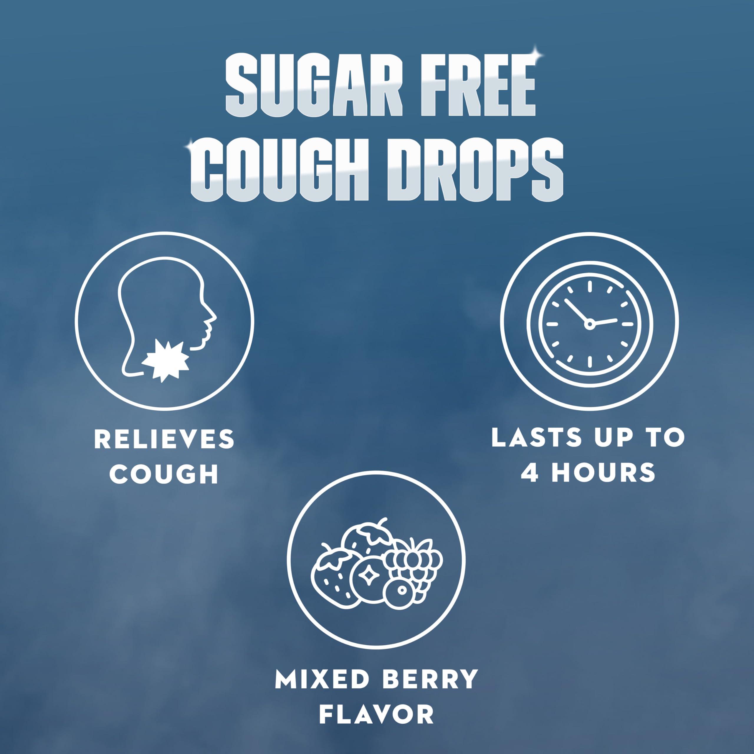 Mucinex Instasoothe Sugar Free Cough Drops, Cough Medicine for Adults with Dextromethorphan HBr, Non Menthol Cough Drops, Cough Suppressant Lozenges, Mixed Berry Medicated Cough Drops, 40ct - Image 3