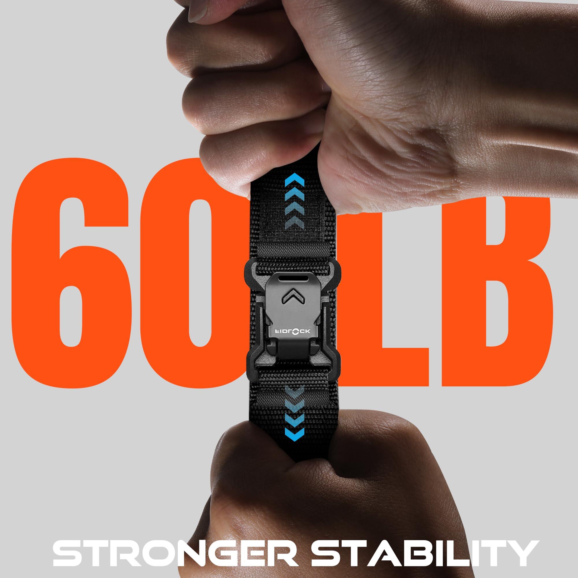 Bandletic R-Nylon Bands Compatible with Samsung Galaxy Watch Ultra Band 47mm for Men and Women, Soft Nylon Sport Band with Magnetic Fidlock V-Buckle Replacement Strap with Stainless Steel Metal Buckle - Image 6
