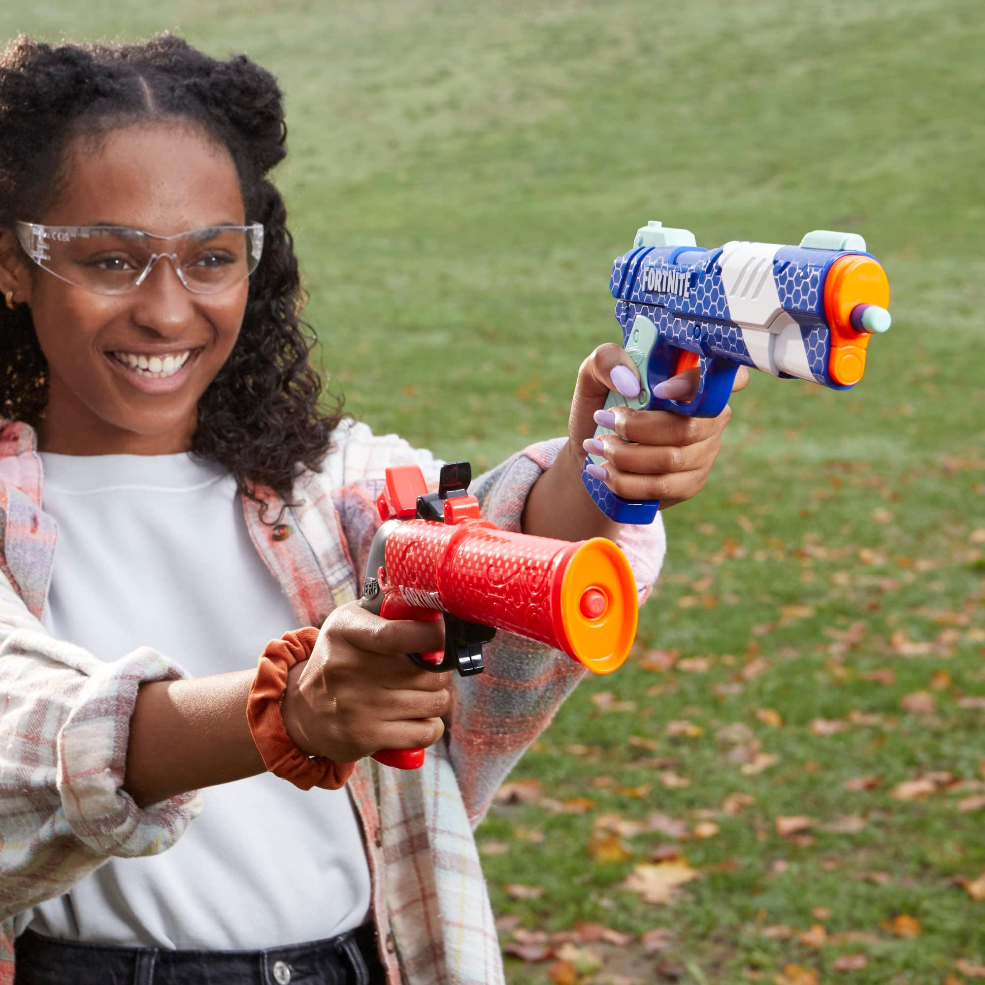 Nerf Fortnite Dual Pack Includes 2 Blasters (Flint-Knock & LP) and 6 Elite Foam Darts - Image 6