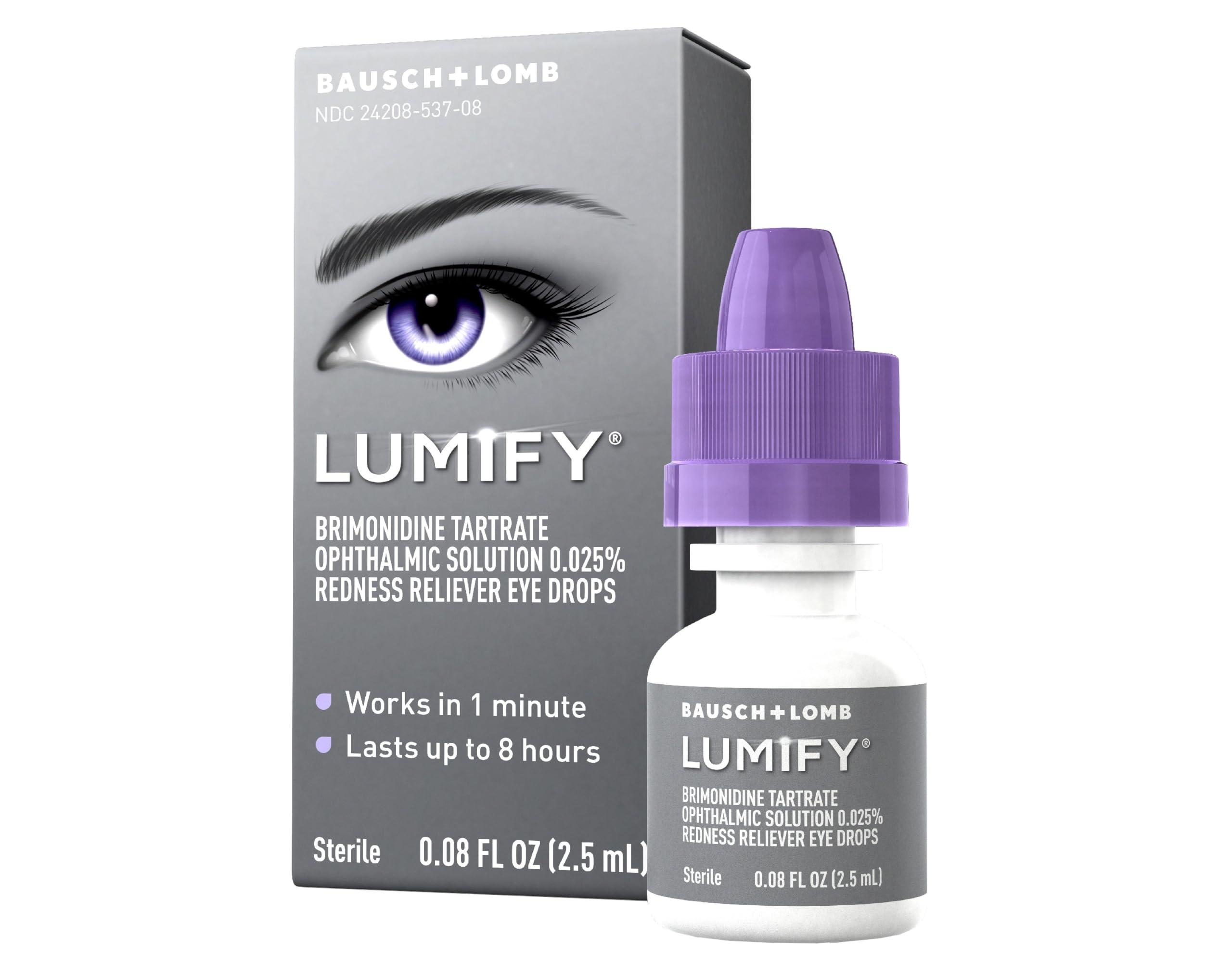 LUMIFY Redness Reliever Eye Drops 0.08 fl oz (2.5 mL) Pack of 2 - Image 2