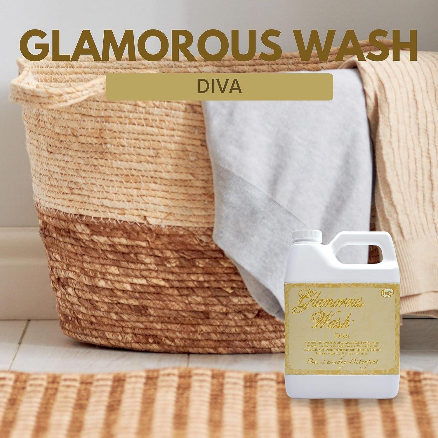 Tyler Candle Company Wash Diva 32 Fl oz HE, BZ Laundry Detergent/with Glamorous Sachet Single Pouch L - Image 6