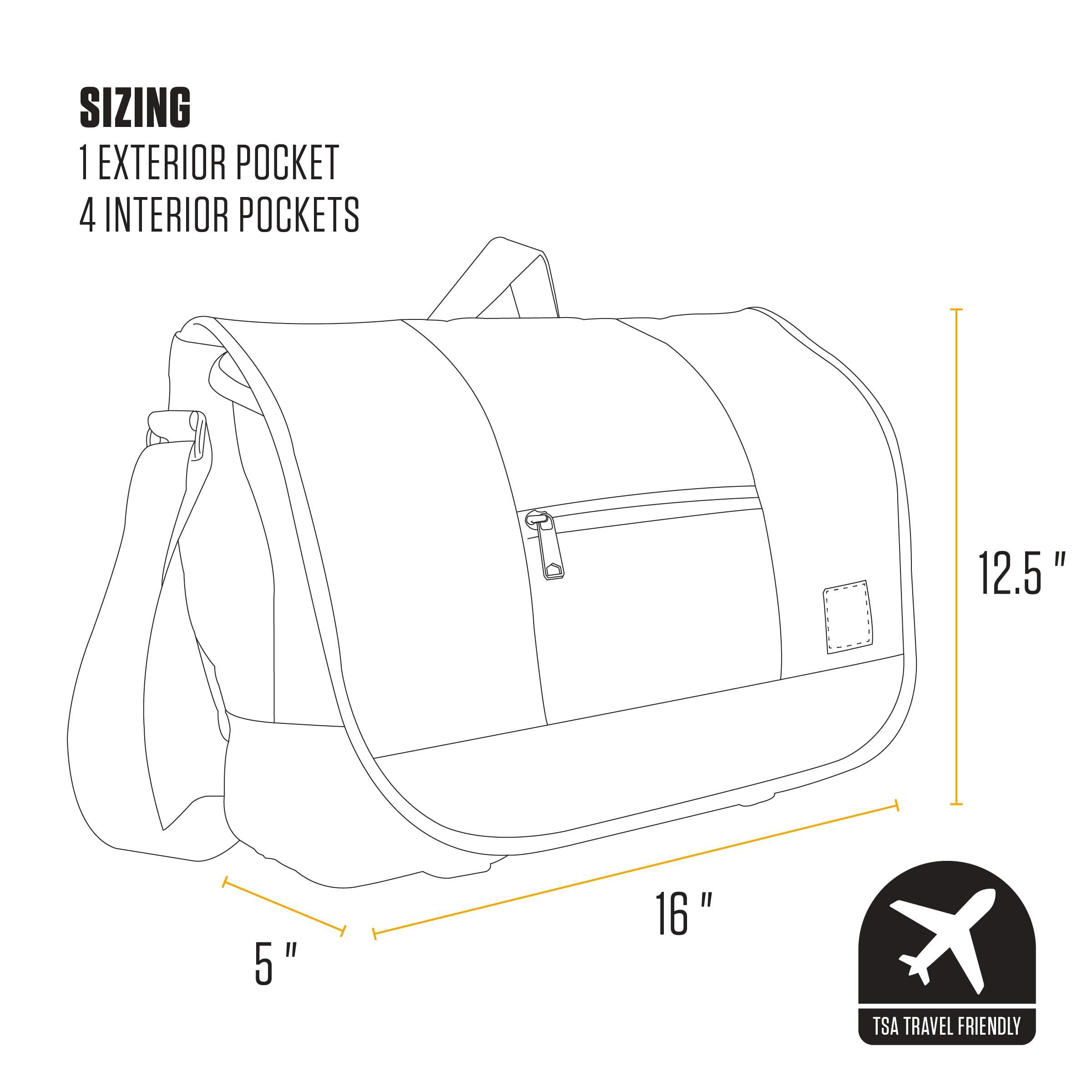Carhartt Gear B0000509 Ripstop Messenger Bag - One Size Fits All - Black - Image 5