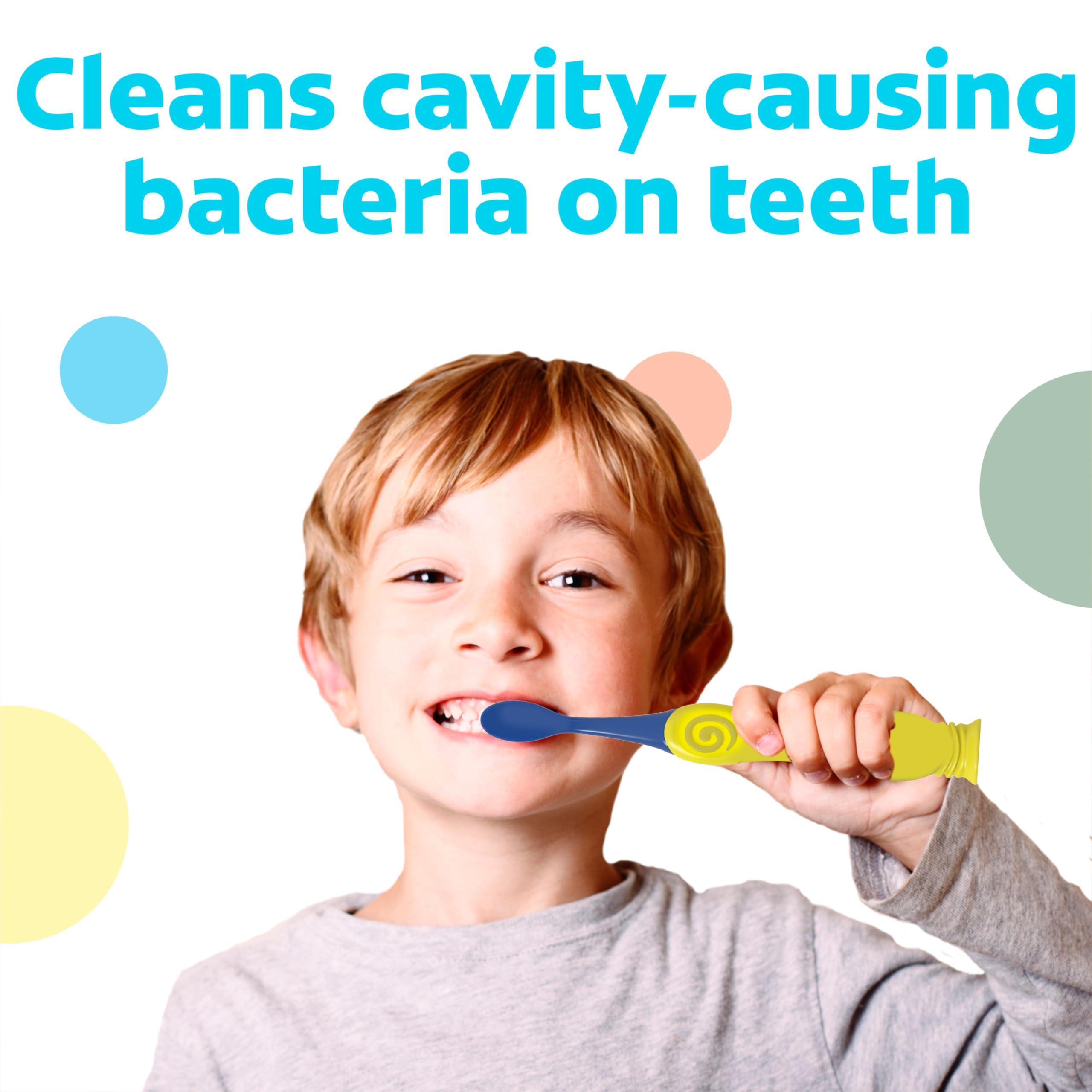 Colgate Bluey Extra Soft Toothbrush for Kids, Kids Toothbrush Pack with Built in Suction Cup Toothbrush Holder, Designed for Children Ages 2 and Up, Extra Soft Bristles, 2 Count (Pack of 1) - Image 6