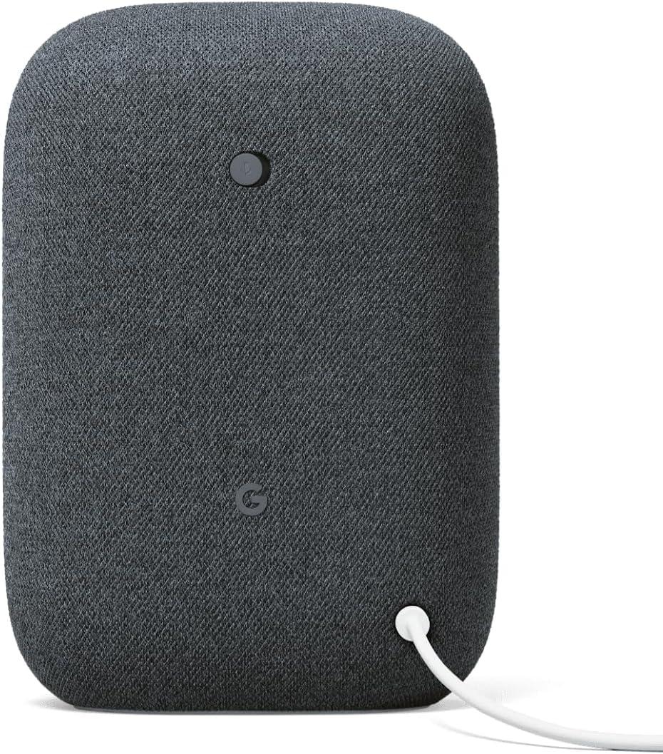 Google Audio Bluetooth Speaker - Wireless Music Streaming, Powerful Sound, Assistant Built-in, Wi-Fi and Bluetooth Connectivity, Smart Home Control, Stereo Pairing (Charcoal) - Image 3