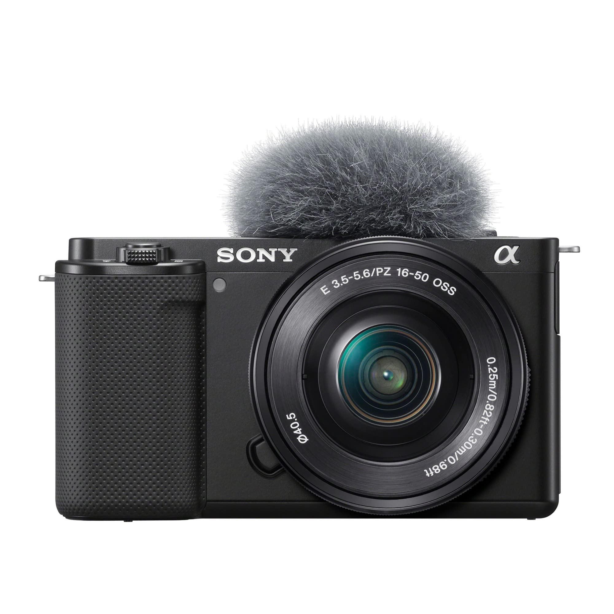Sony Alpha ZV-E10 - APS-C Interchangeable Lens Mirrorless Vlog Camera Kit - Black - Image 2
