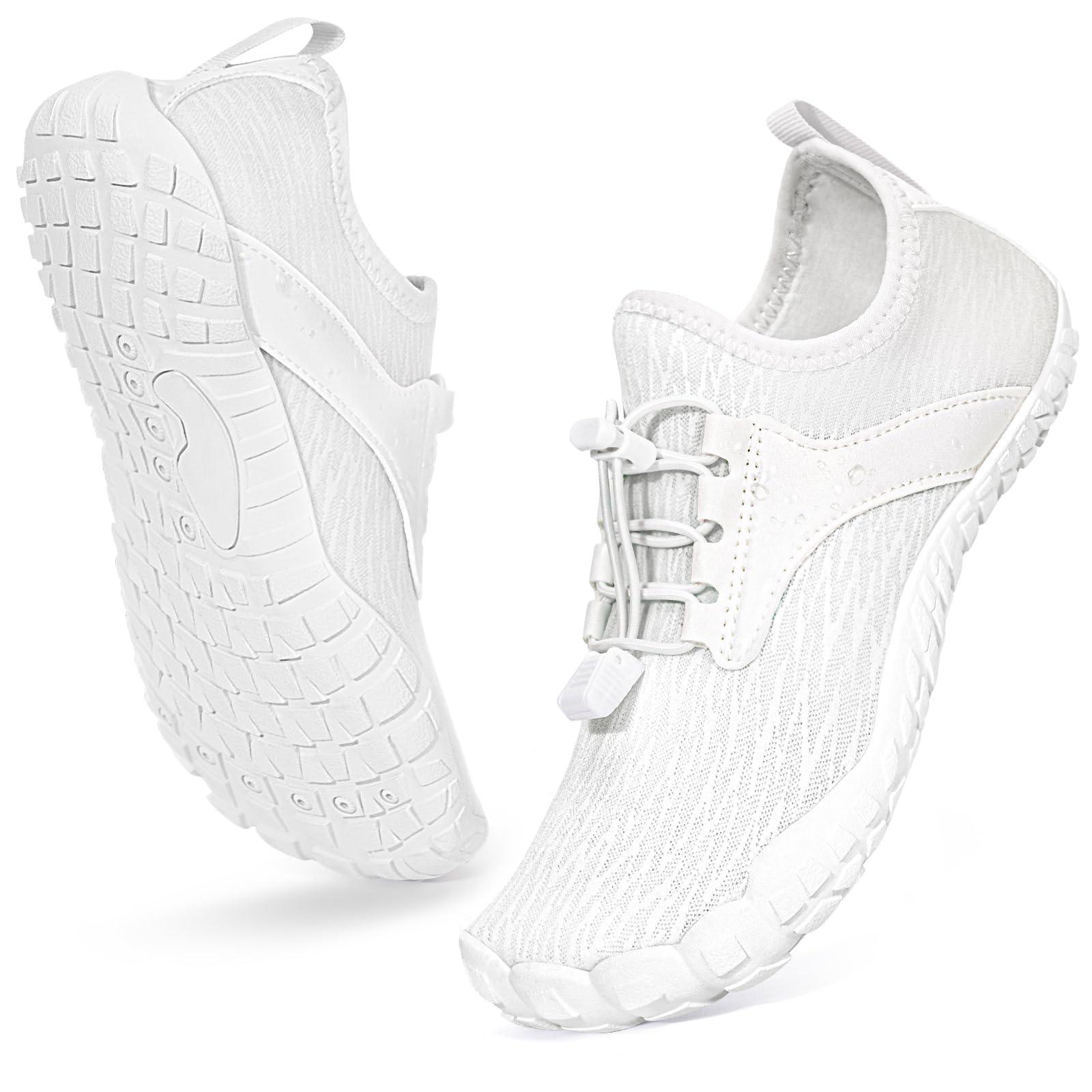 Yoyumtz Hike Barefoot Water Shoes Women Men, Newly Water-Drops Pattern Pro Minimalist Shoe Quick Dry Wide Toe Breathable & Non-Slip for Hiking Beach Aqua Surf Swim