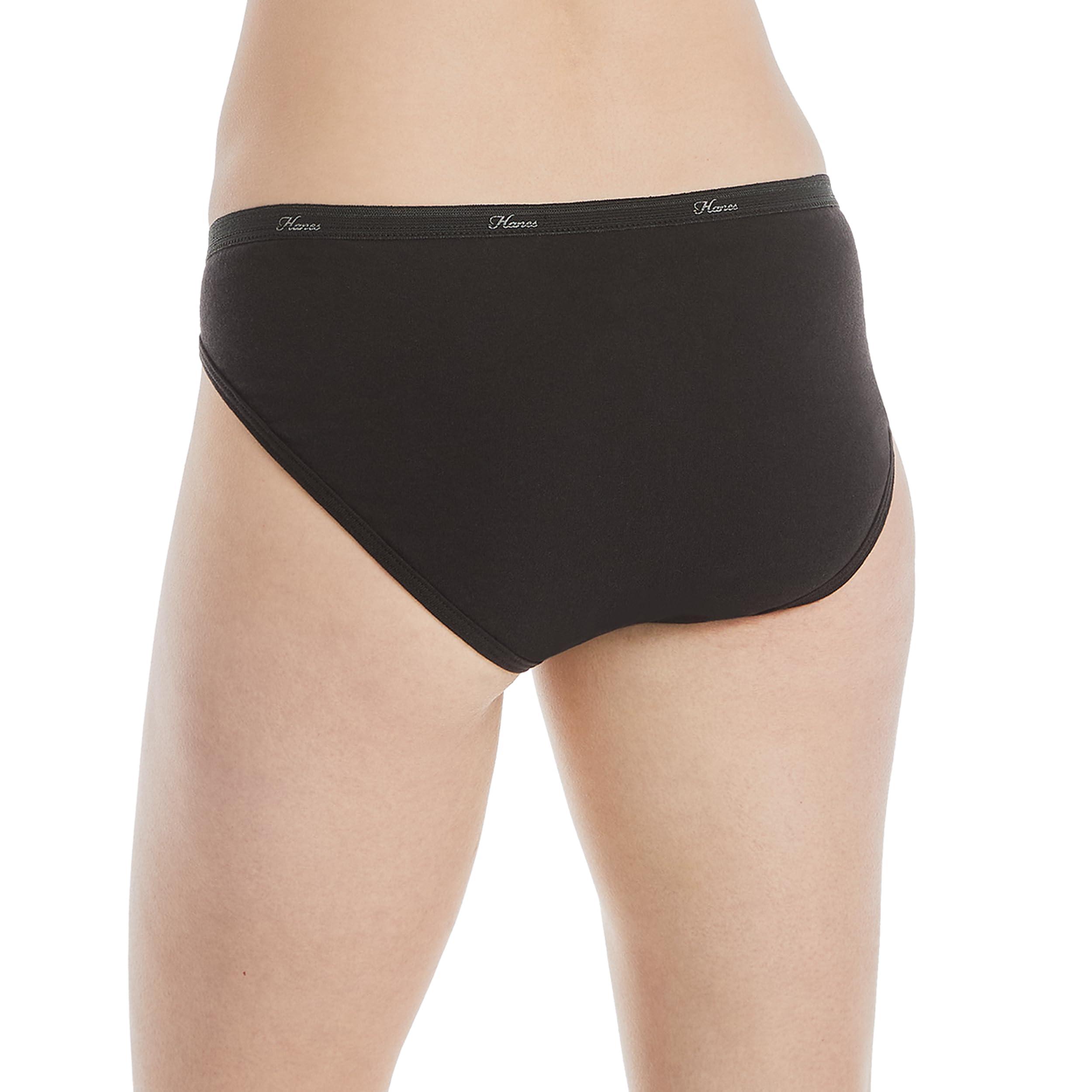 Hanes Women's Bikini Underwear Pack, Classic Cotton Bikini Panties, 10-Pack (Colors May Vary) - Image 4
