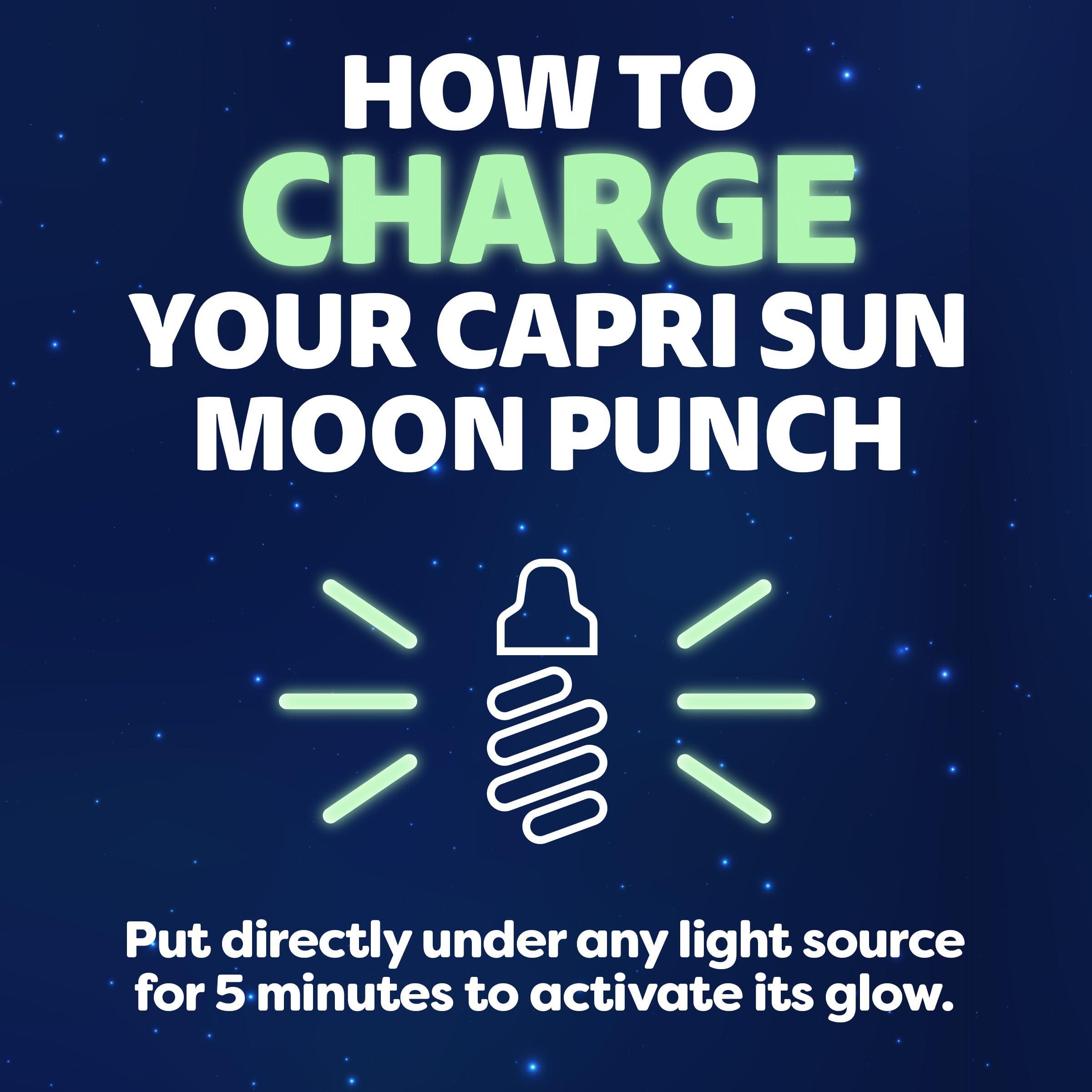 Capri Sun Moon Punch Wild Cherry Flavored Juice Drink Blend from concentrate with other natural flavor 10 ct Box, 6 fl oz Pouches - Image 7