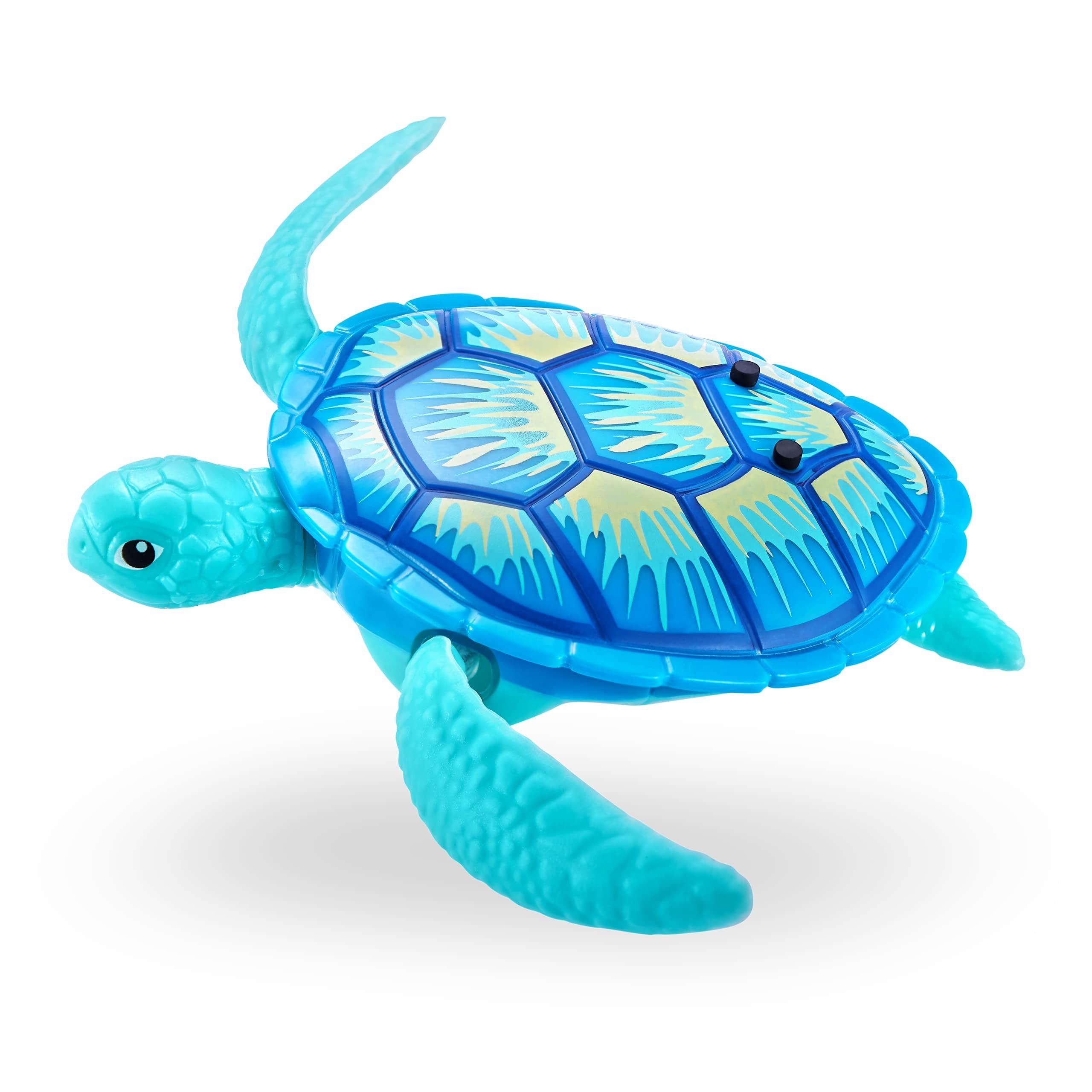 ROBO ALIVE Robo Turtle Robotic Swimming Turtle (Orange + Blue) by ZURU Water Activated, Comes with Batteries, Amazon Exclusive (2 Pack) - Image 3