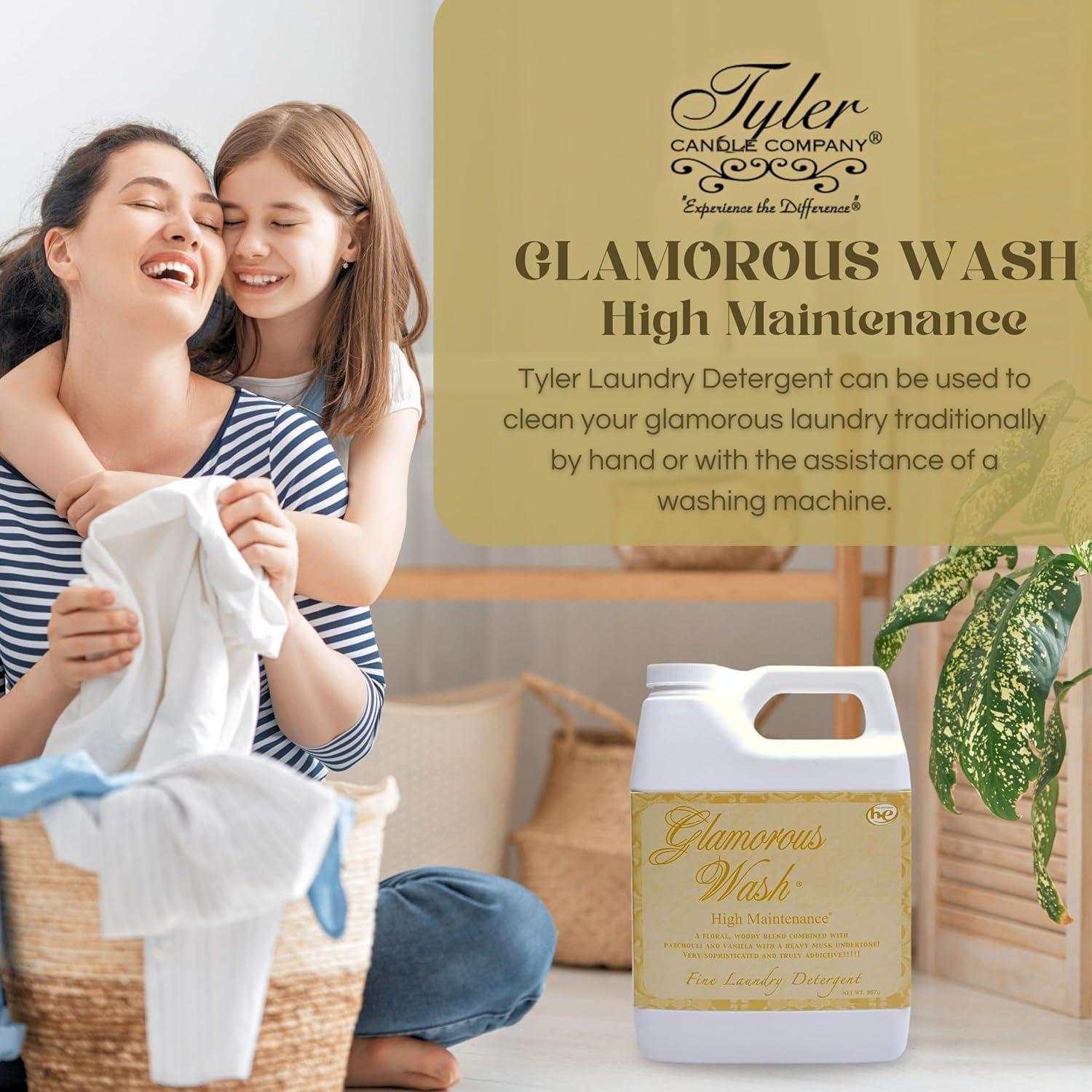 TYLER Glamour Wash Laundry Detergent High Maintenance, 32 Fluid Ounce/with Dryer Sachet Single Pouch L - Image 5
