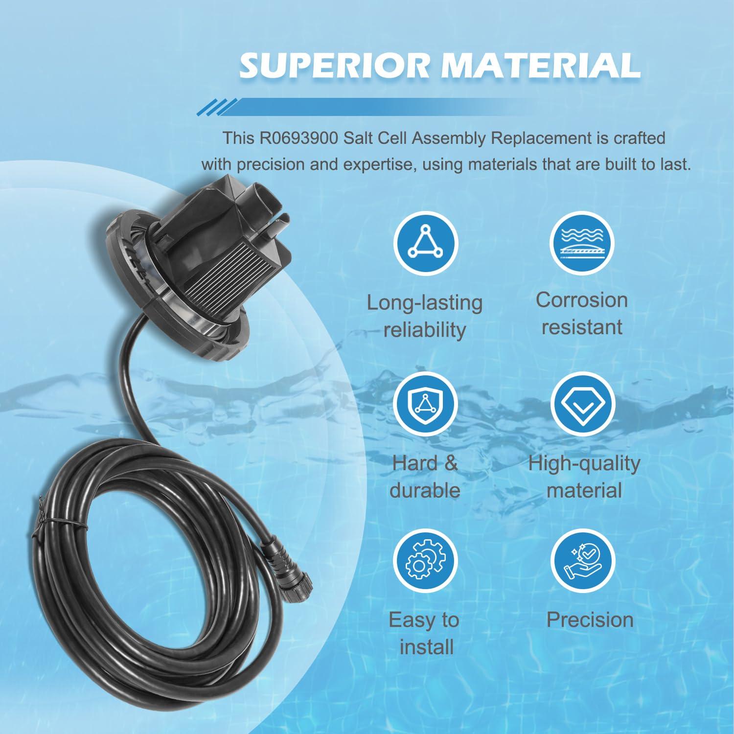 R0693900 Salt Cell Assembly Replacement for Jandy Pro Series TruClear TRUCLEAR11K and TRUCLEAR11KU Swimming Pool and Spa Salt Water Chlorine Generator System - Image 7