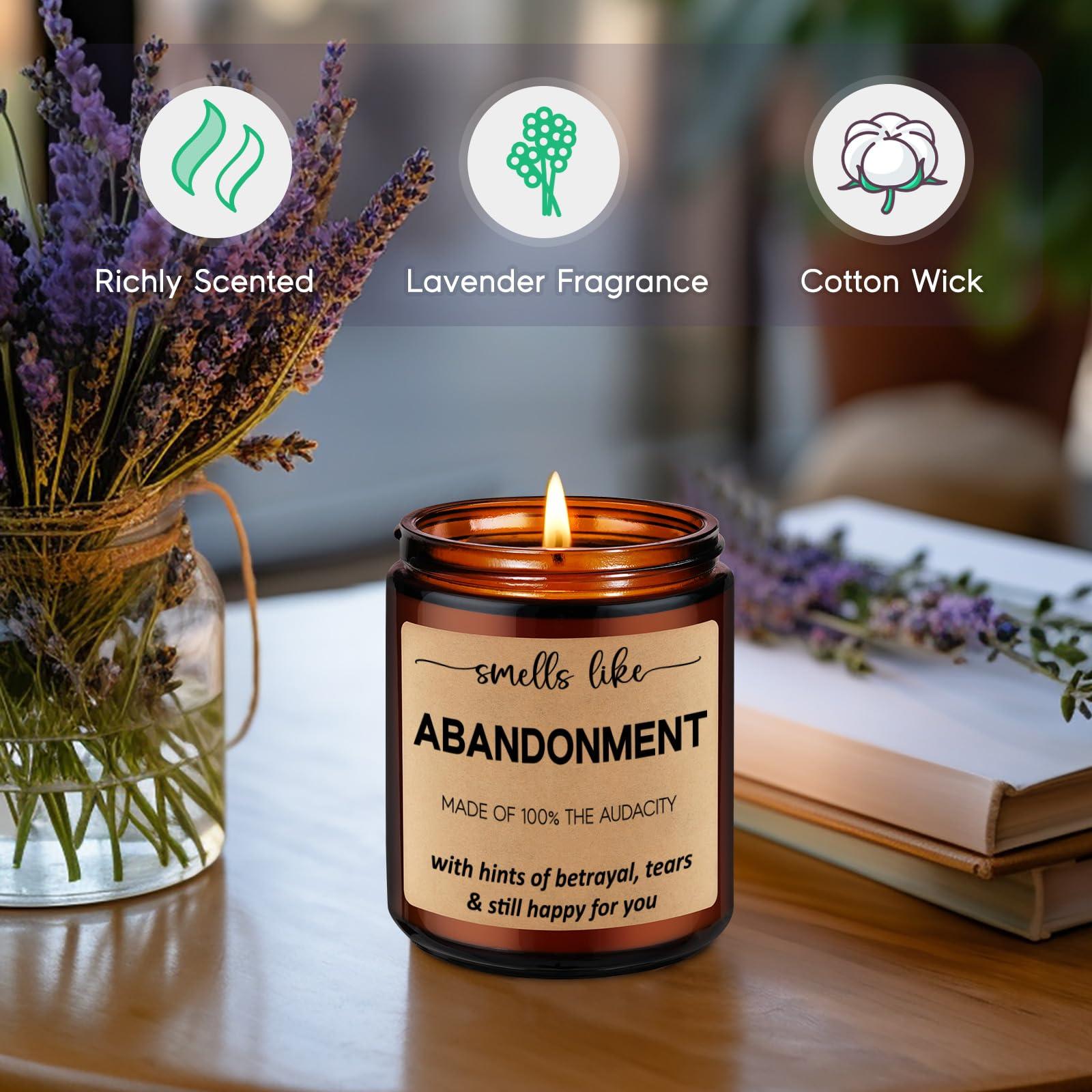 GSPY Scented Candles - Friends Moving Away, Coworker Leaving Ideas, Funny Retirement Gifts for Women, Men - Goodbye, Going Away, Farewell Gifts for Coworkers, Boss, Work Bestie, Woman, Best Friend - Image 2