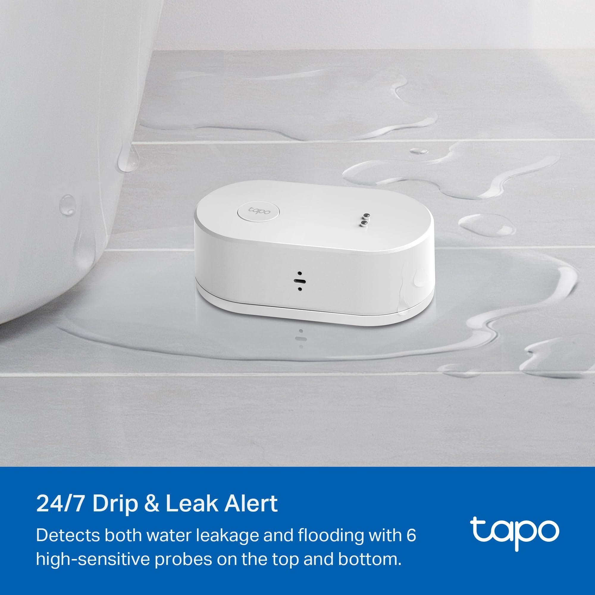 TP-Link Smart Water Leak Detector, Wi-Fi with Rapid Dripping Detection, 90dB Adjustable Alarm, App Alerts, Compatible with Alexa and Google Home - Image 3