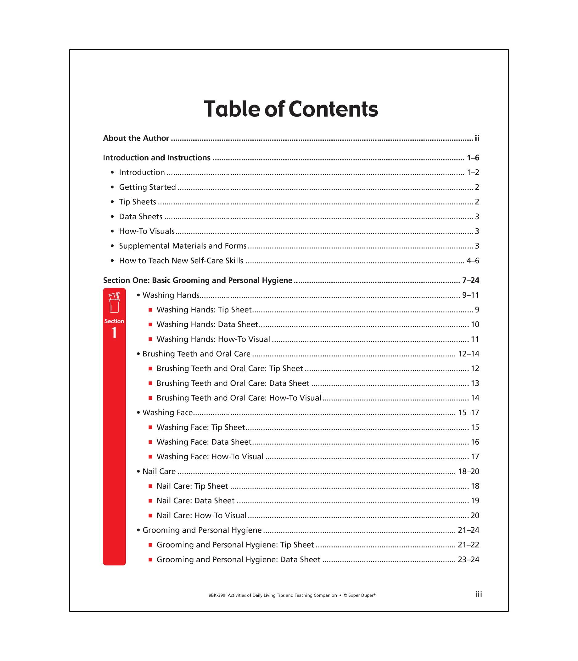 Super Duper Publications | Webber® Activities of Daily Living Bundle Cards and Book | Self-Care Activities and Routines | Occupational Therapy Educational Resource for Children and Adults - Image 2