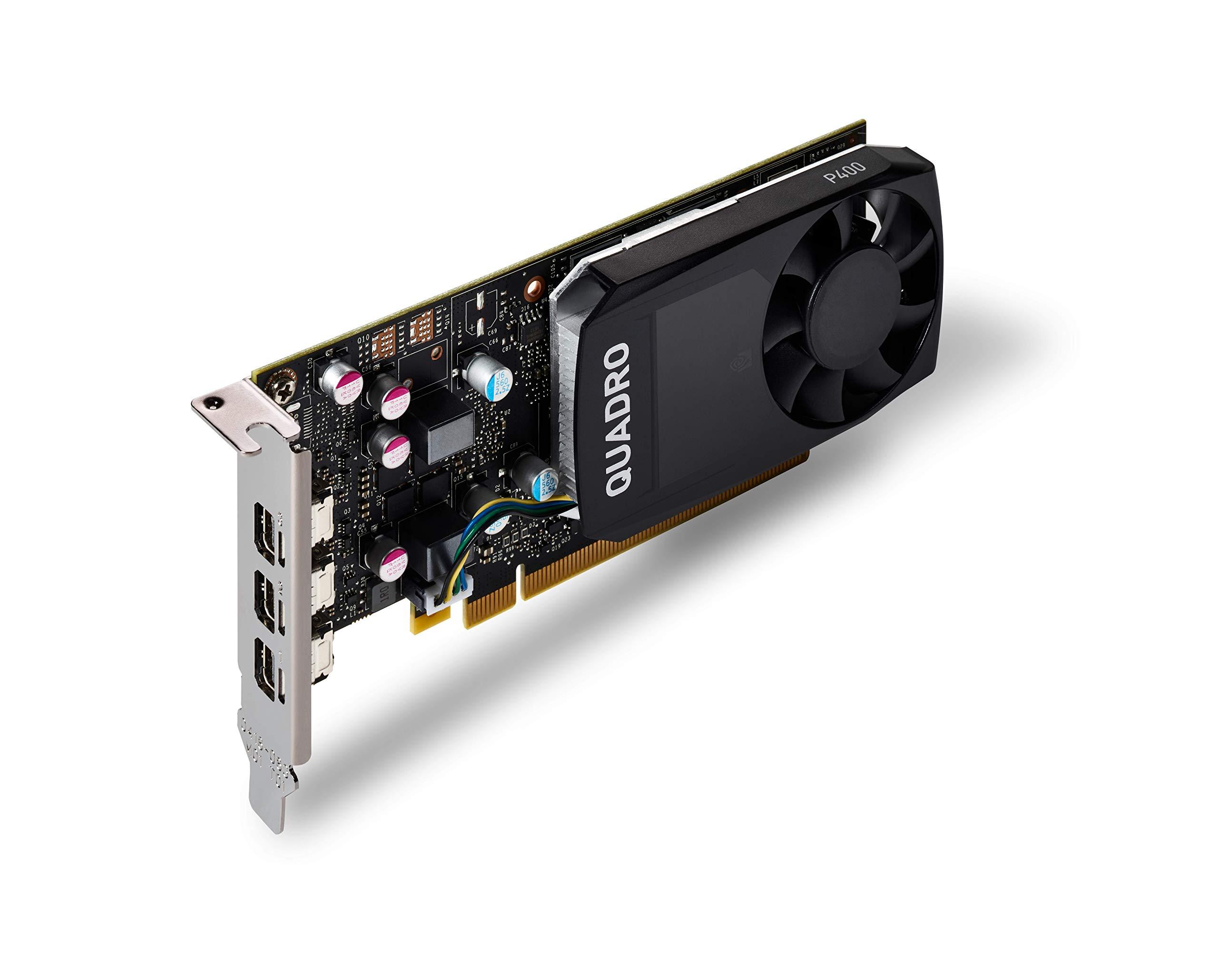 PNY NVIDIA Quadro P400 Professional Graphics Board - (VCQP400-PB) Graphic Cards - Image 3