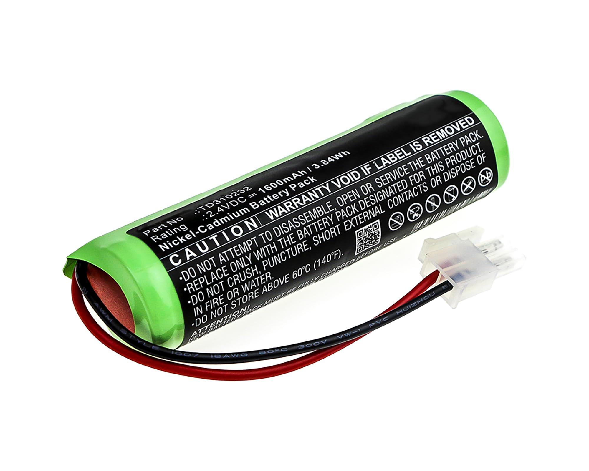 GIKYSUIZ 1600mAh Replacement Battery for Schneider RILUX LUXA RILUX 6 OVA37027 OVA51012E OVA RILUX OVA LUXA fits Part Number TD310232