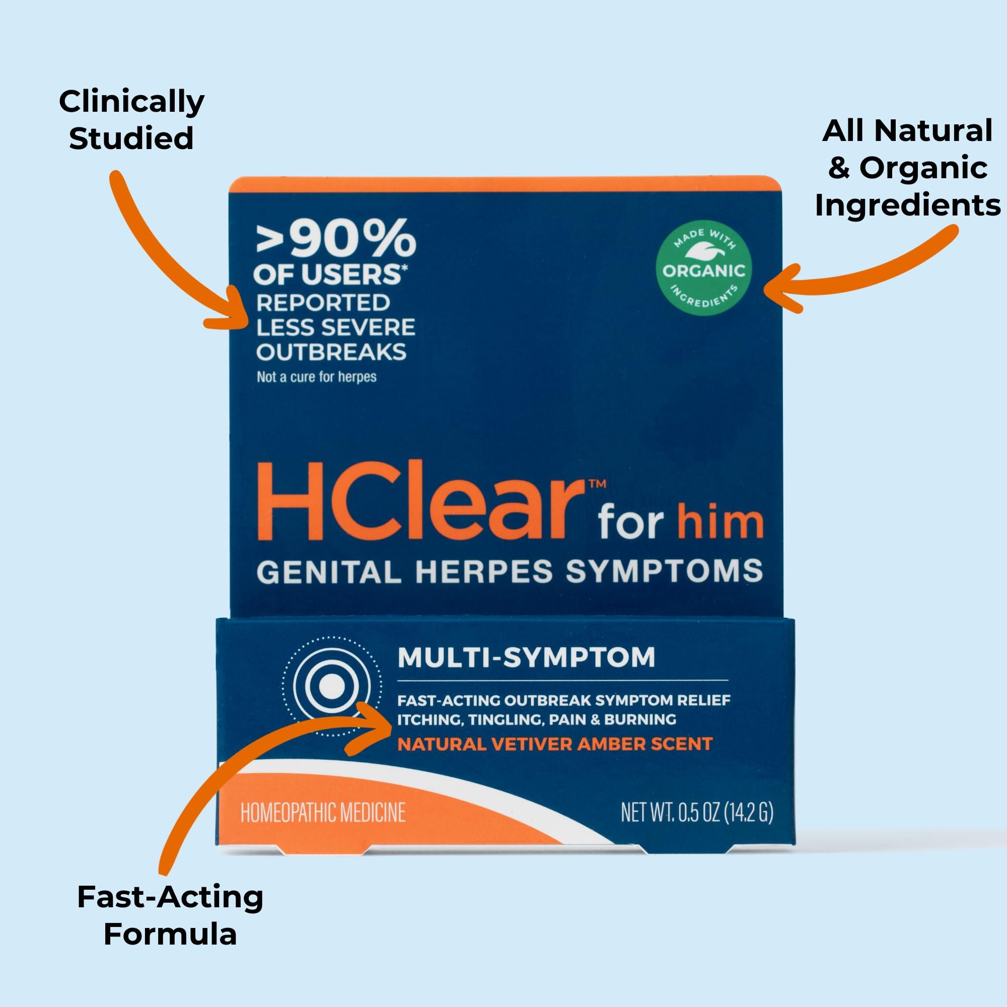 HClear for him by FemiClear - Topical Ointment - Formulated with All-Natural and Organic Ingredients - Fast-Acting Relief - Manufactured in The USA - (0.5 Oz Tube) - Image 3