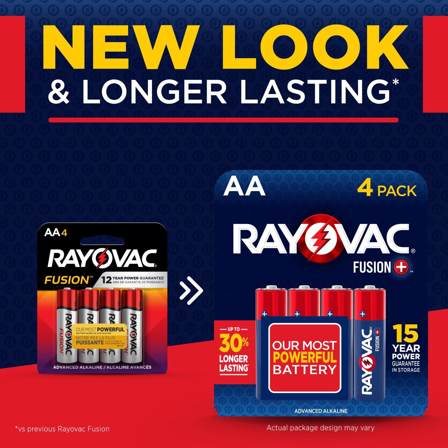 Rayovac Fusion AA Batteries (30 Pack), Double A Alkaline Batteries - Image 8