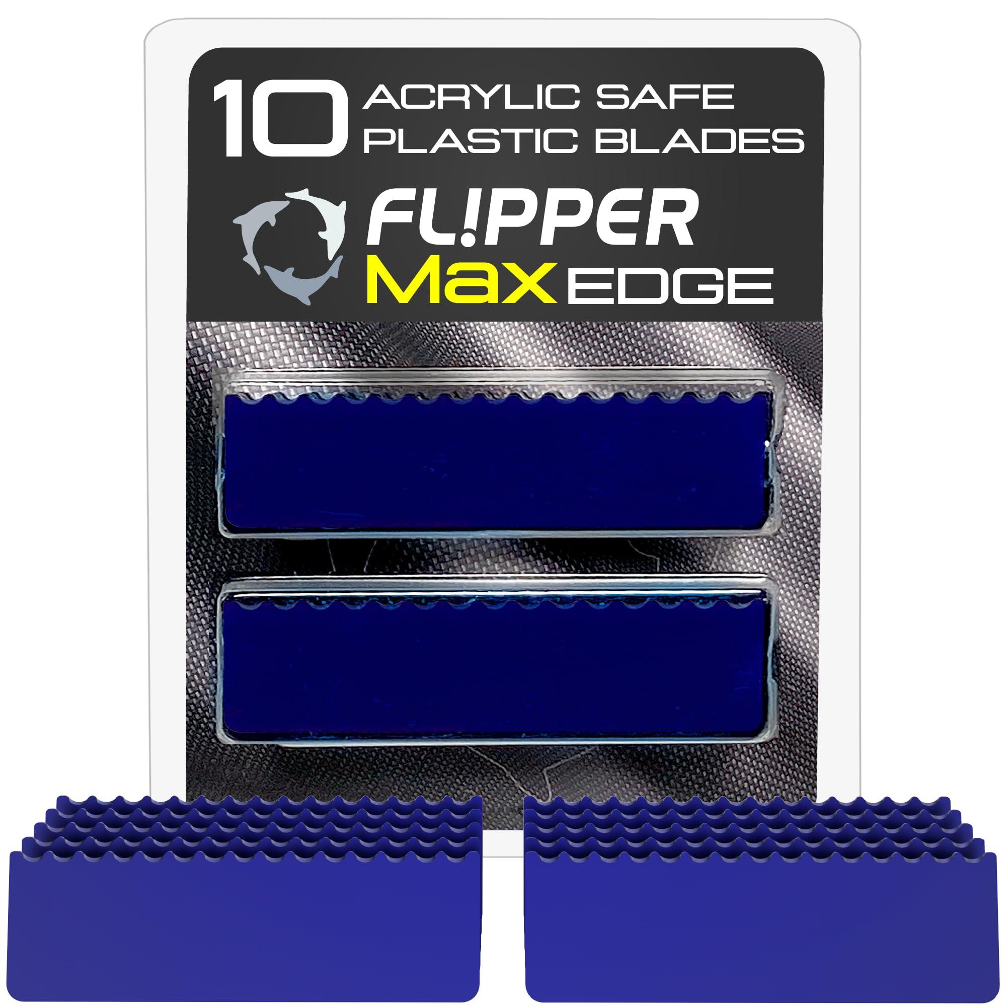 Flipper Edge MAX Acrylic Safe Plastic Blades - 10 Pack