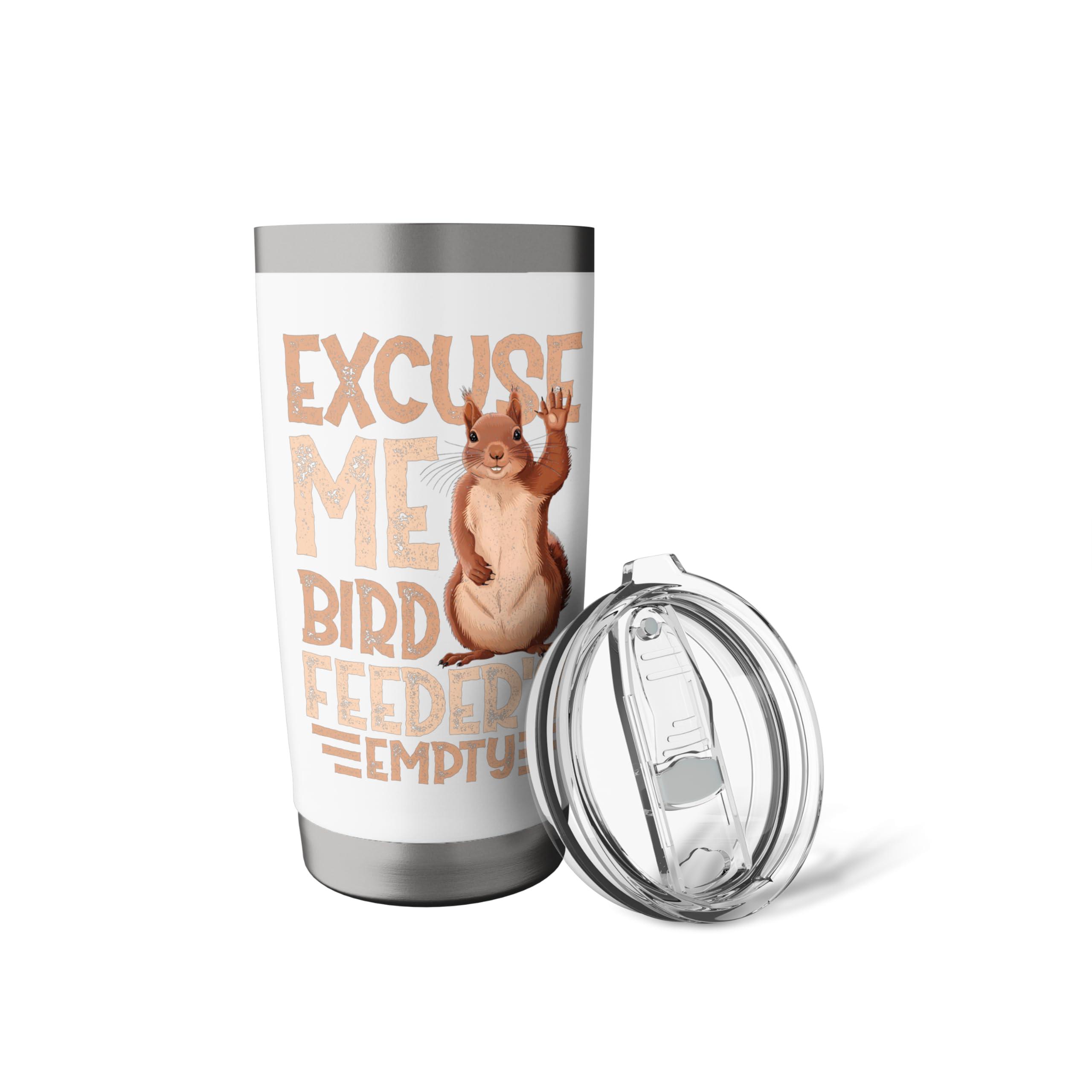 Bird Feeder - Excuse Me Bird Feeder's Empty Stainless Steel Insulated Tumbler - Image 6