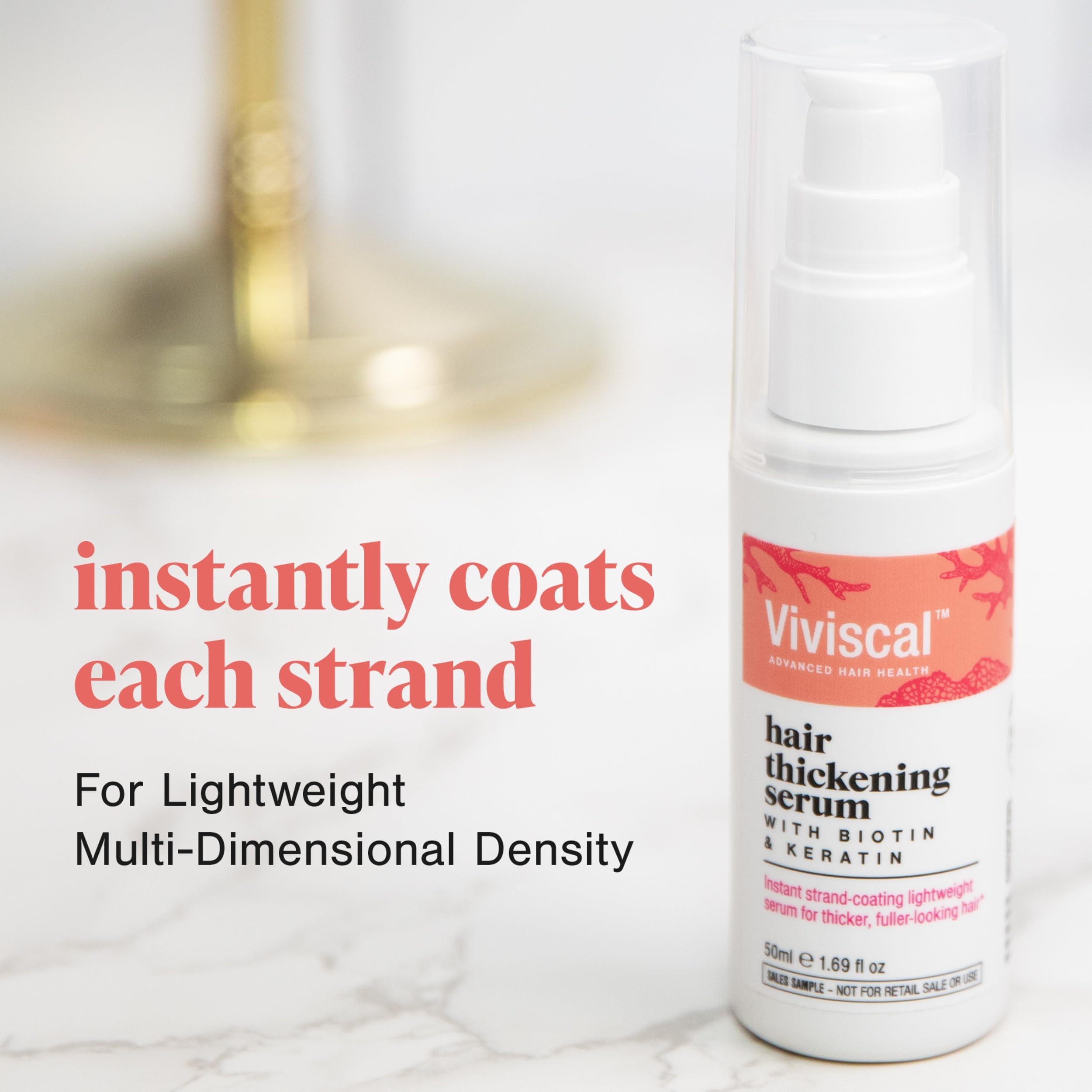 Viviscal Hair Thickening Serum, Instant Lightweight Hair Product, Leave-in Elixir for Thicker, Fuller Looking Hair, with Keratin & Biotin, 50ml (1.69 fl. oz.) - Image 5