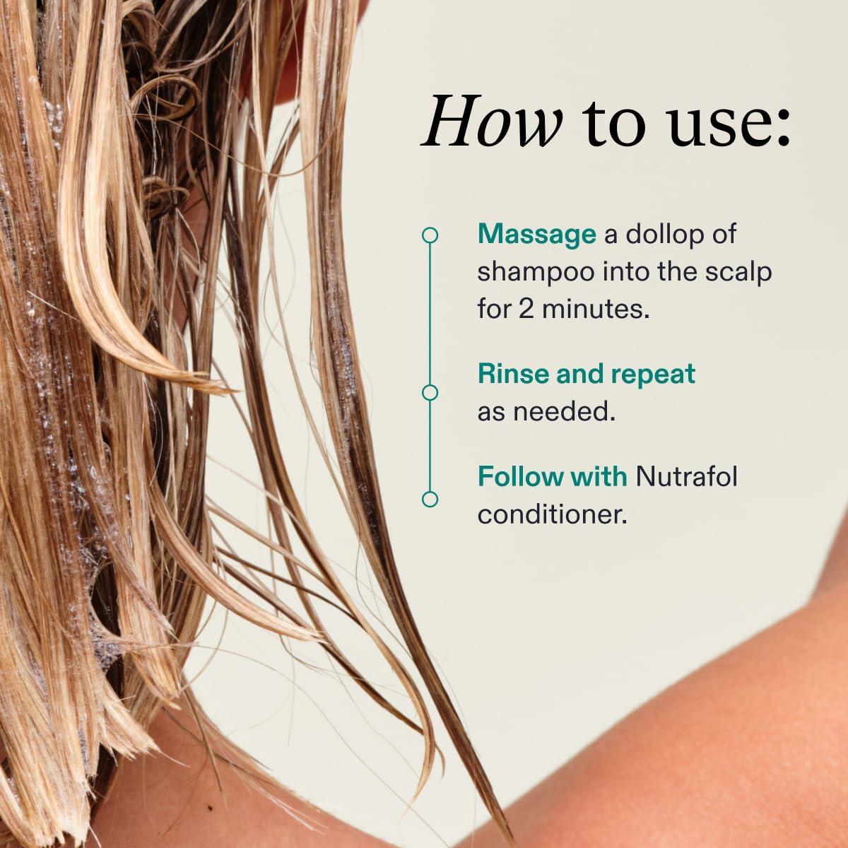 Nutrafol Shampoo, Cleanse and Hydrate Hair and Scalp, Improves Hair Volume, Strength and Texture, Physician-formulated for Thinning Hair, Color Safe, Sulfate Free - Image 8