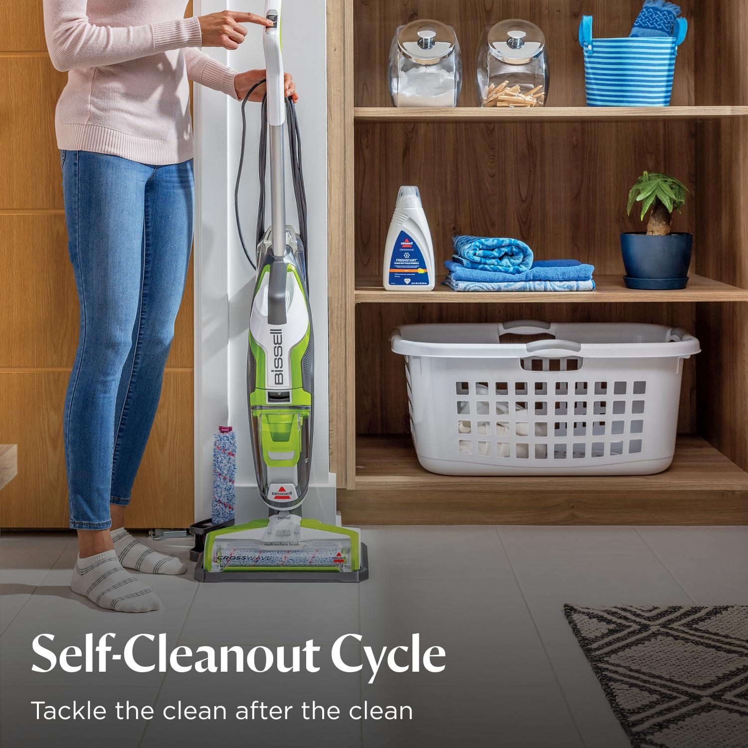 BISSELL Crosswave Turbo Vacuum Mop All in One Wet and Dry Vac Combo Hard Floor & Area Rug Cleaner, 3888A - Image 2