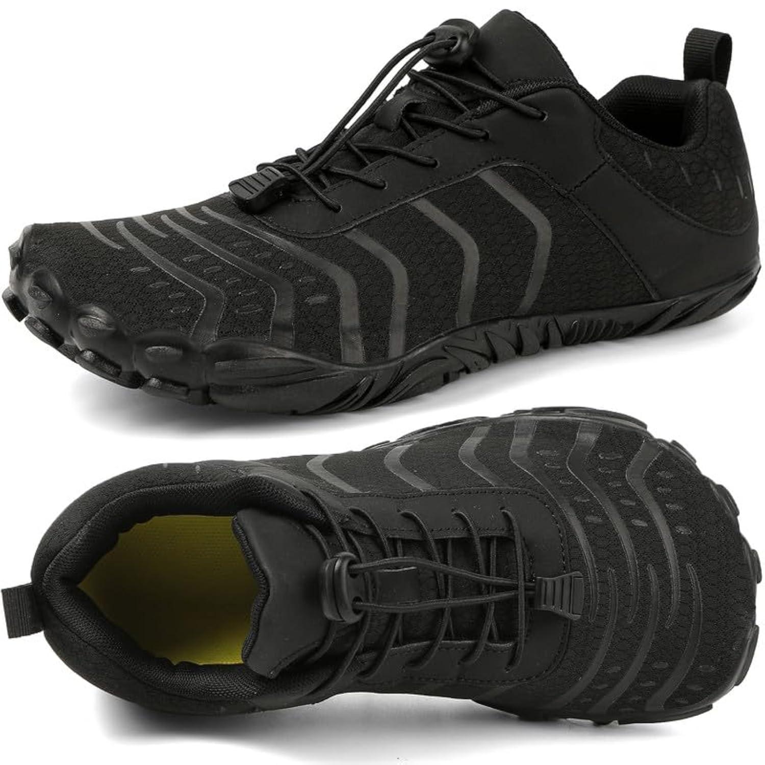 Barefoot Shoes Men Women Minimalist Shoes Zero Drop Workout Cross-Trainer Hiking Water Wide Toe Box Grounded Footwear Weightlifting Walking
