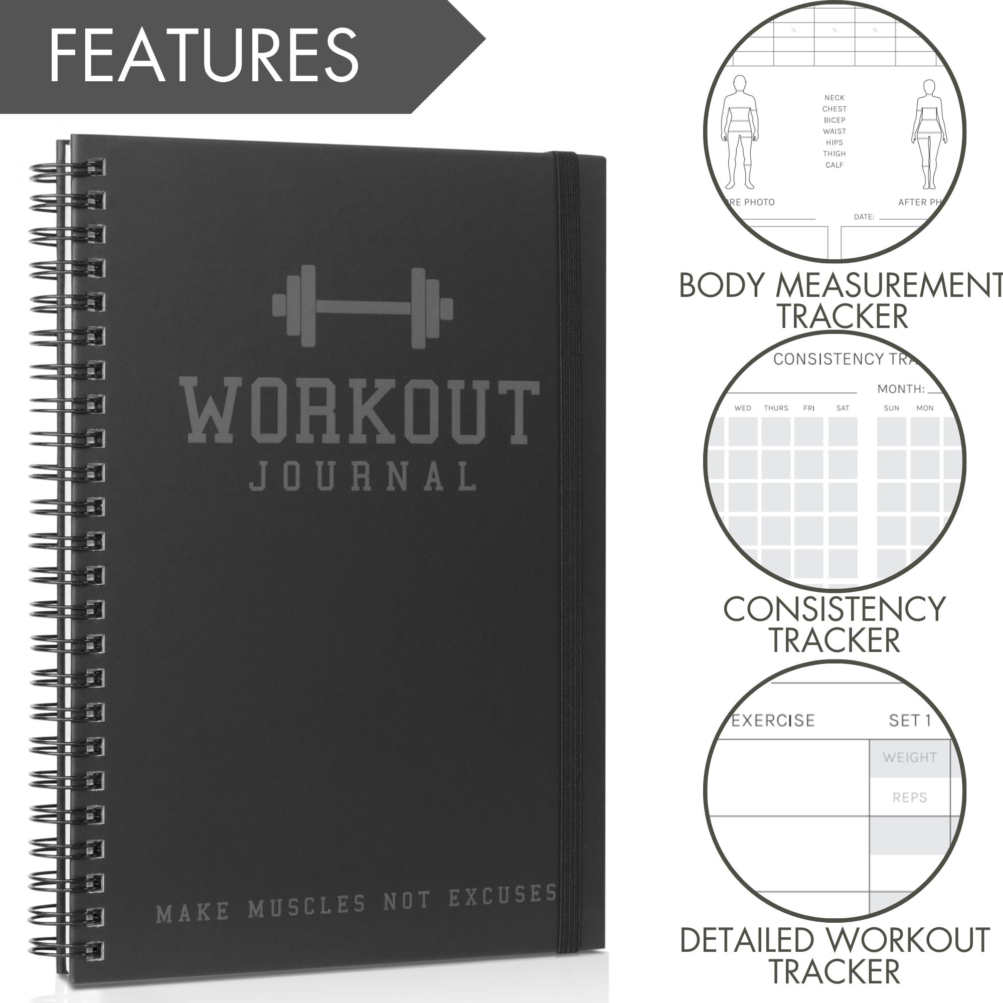 The Ultimate Fitness Journal for Tracking and Crushing Your Gym Goals - Detailed Workout Planner & Log Book For Men and Women - Great Gym Accessories With Calendar, Nutrition & Progress Tracker - Image 3