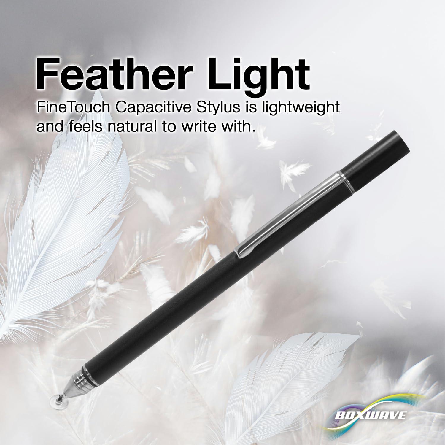 BoxWave Stylus Pen Compatible with Simbans PicassoTab X (10.1 in) - FineTouch Capacitive Stylus, Super Precise Stylus Pen - Jet Black - Image 6
