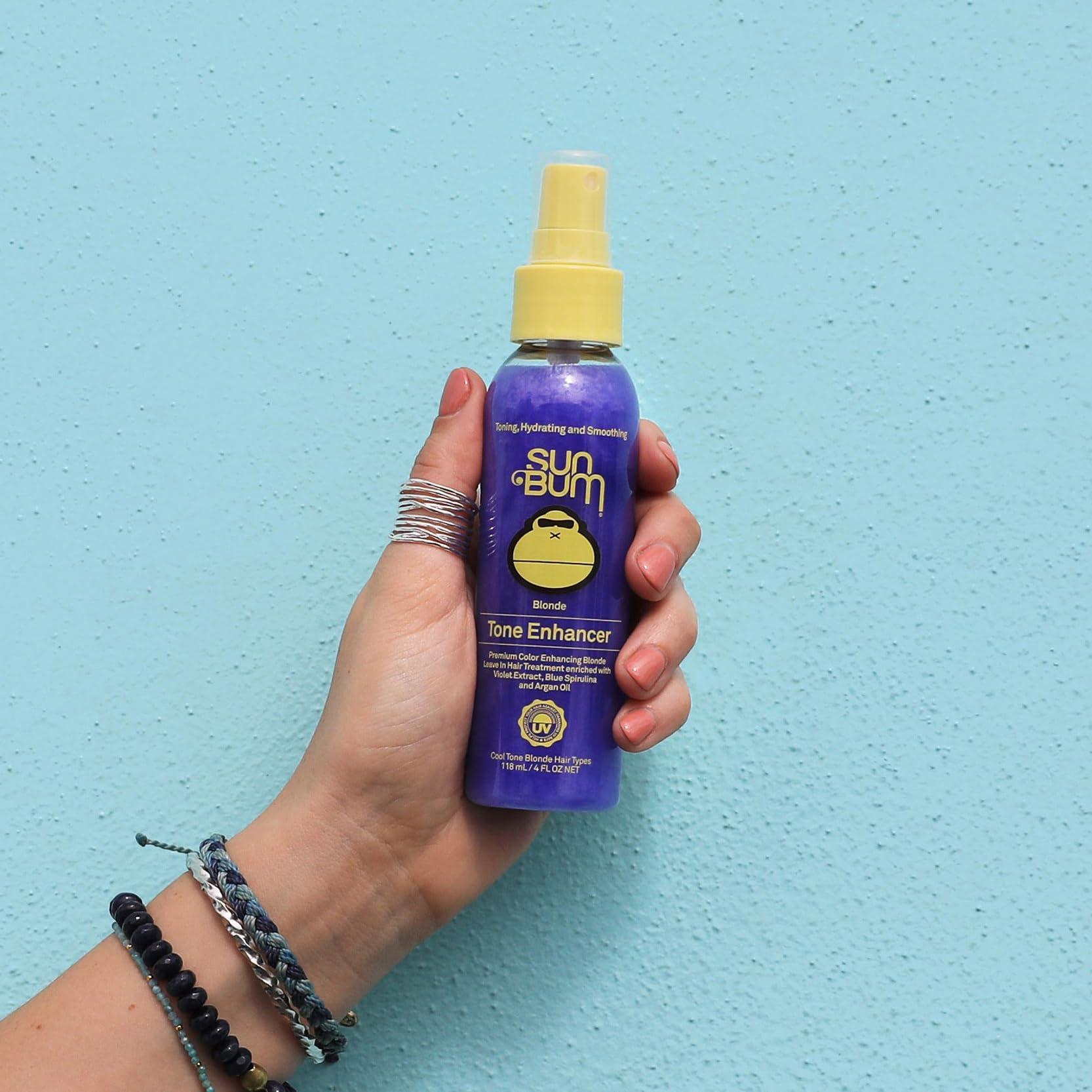 Sun Bum Blonde Tone Enhancer - Neutralizes Brass and Enhances Color and Shine of Blonde Hair - Protecting Toner against UV Rays - Made Without Parabens and Cruelty Free - 4 oz - Image 4