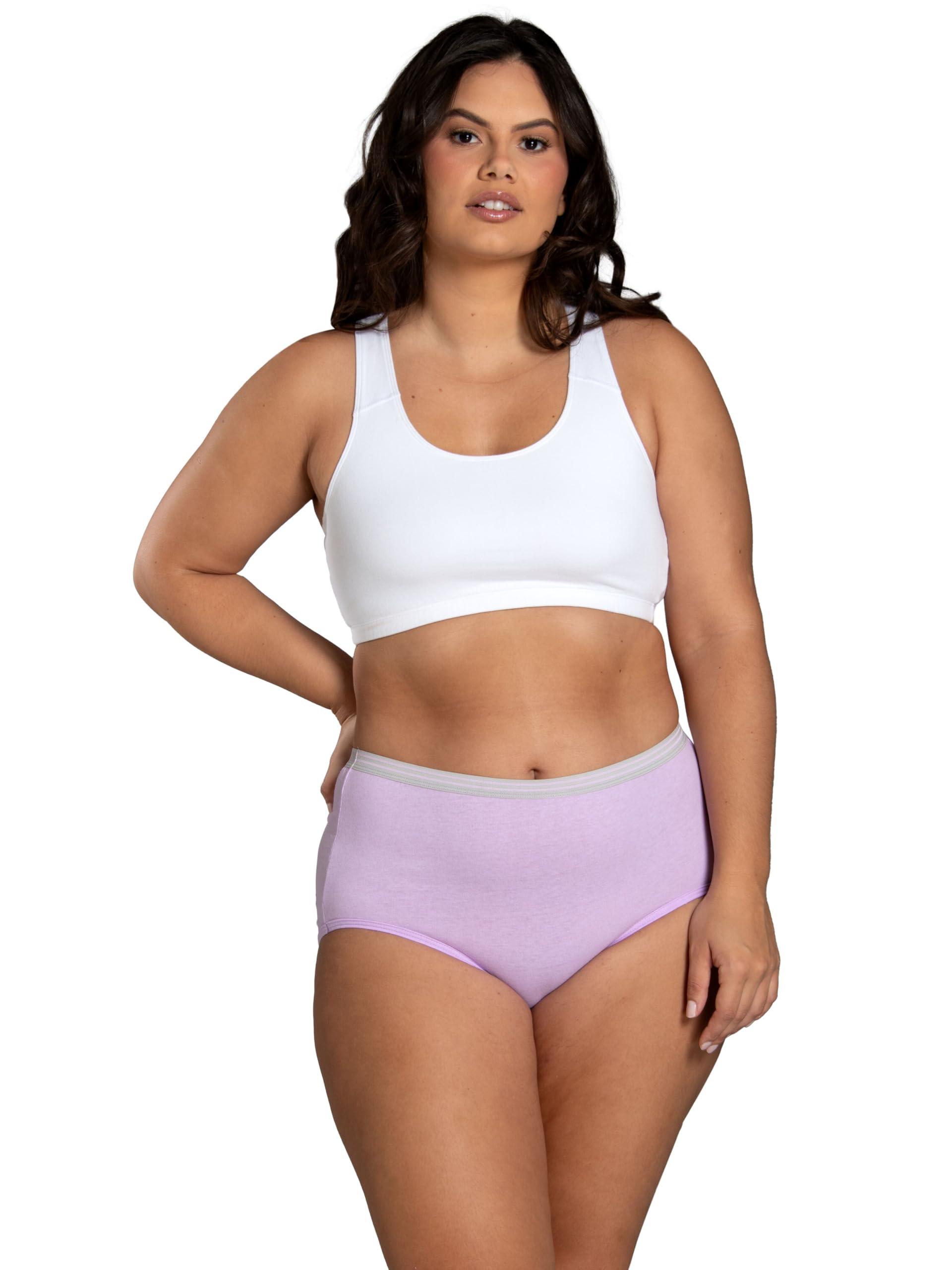 Fruit of the Loom Women's Eversoft Cotton Underwear Multipacks, Tag Free & Breathable, Available in Plus Size - Image 2