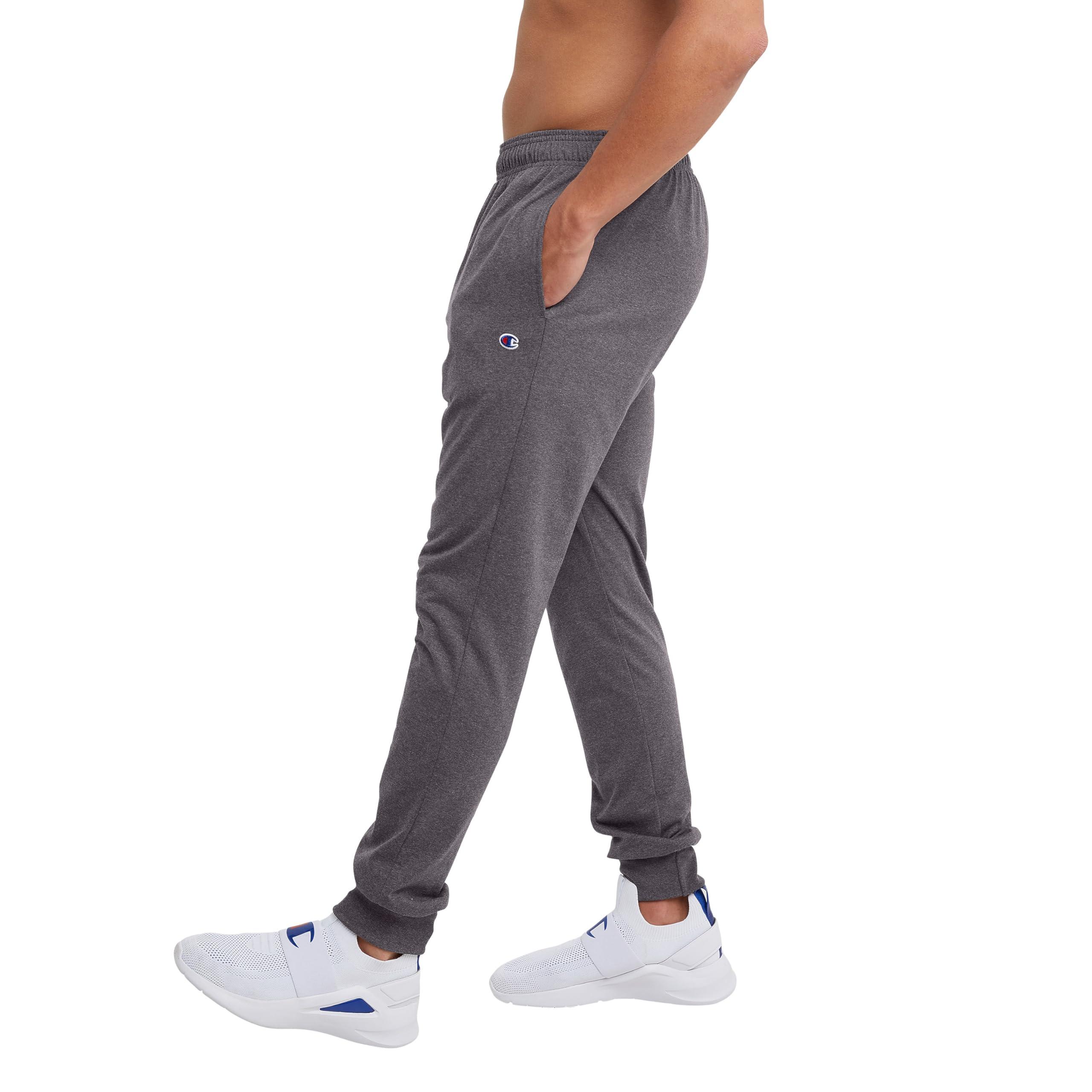 Champion Men's Joggers, Lightweight Lounge Pants, Jersey Graphic Pants for Men, 31" - Image 3