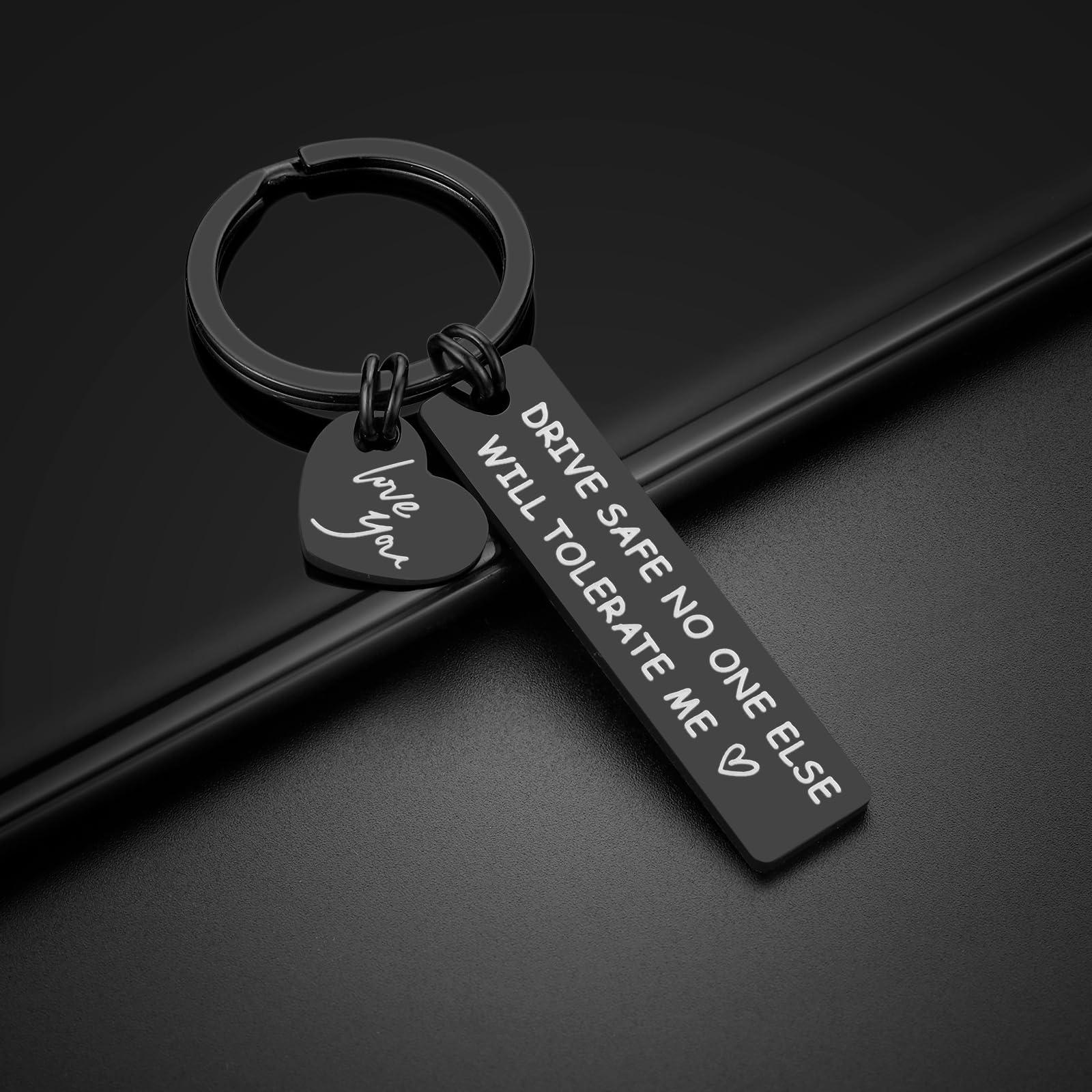iJuqi Valentine's Day Gifts for Him - Drive Safe Keychain & Boyfriend Gifts for Husband from Girlfriend or Wife - Image 5