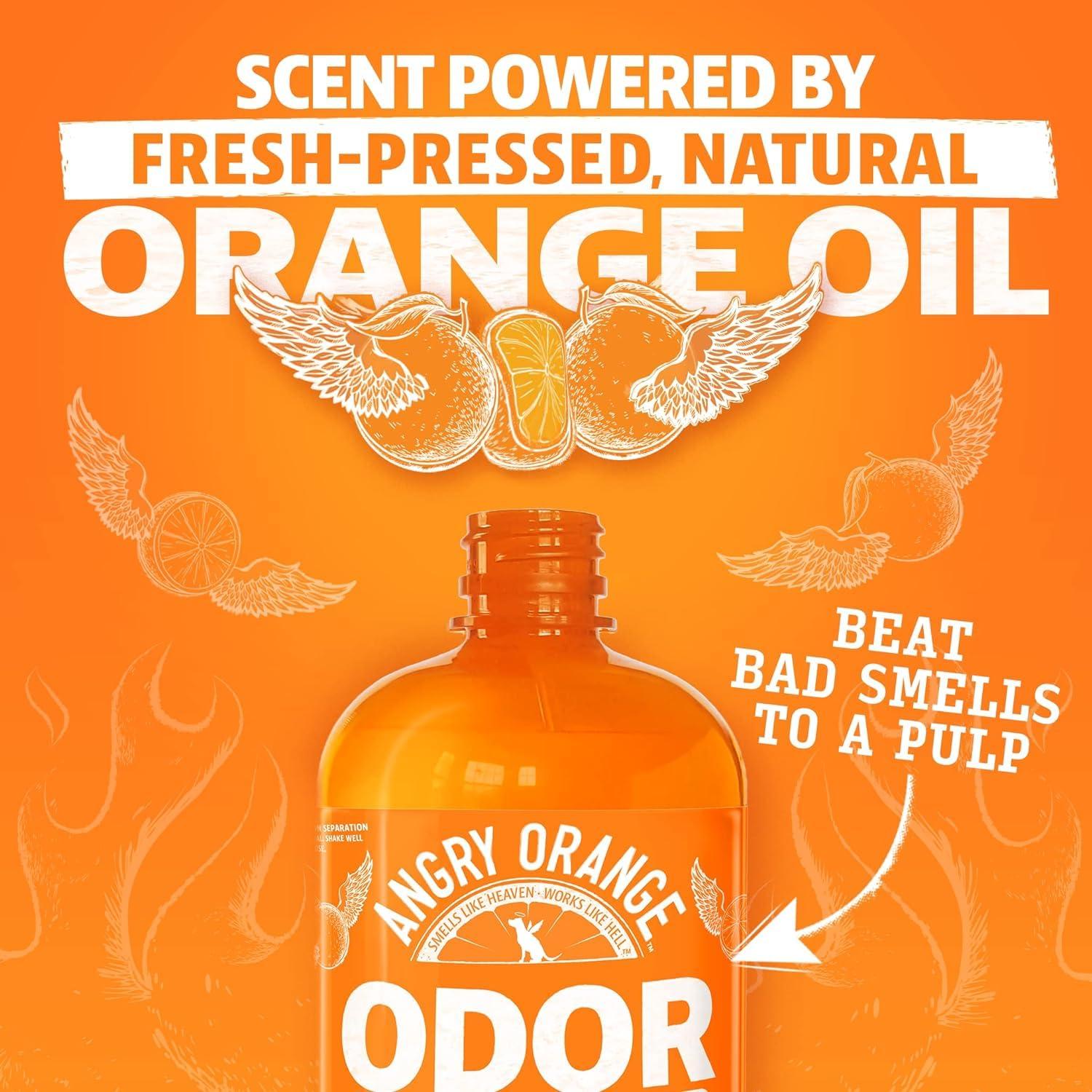 ANGRY ORANGE Pet Odor Eliminator for Dog and Cat Urine, Carpet Stains, and Strong Smells – Citrus Cleaner with Natural Orange Oil – 24 oz - Image 6