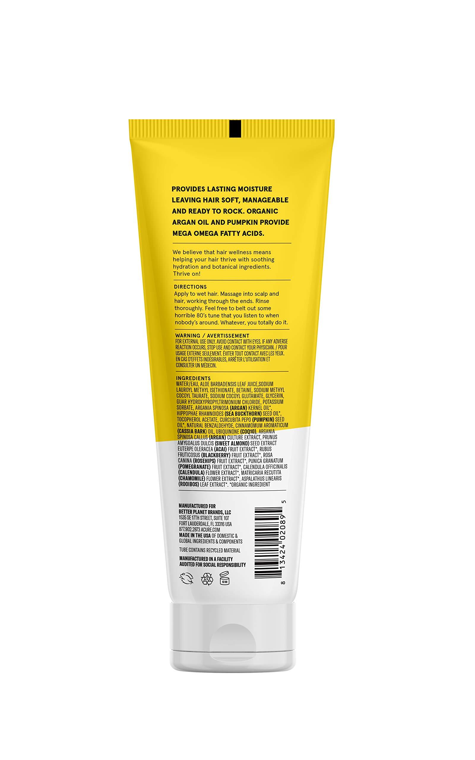 Acure Ultra Hydrating Shampoo – Deep Moisture & Nourishing Formula for Dry, Dehydrated Hair, Restores Hydration, Vegan, Sulfate & Paraben-Free, 8 Fl Oz - Image 3
