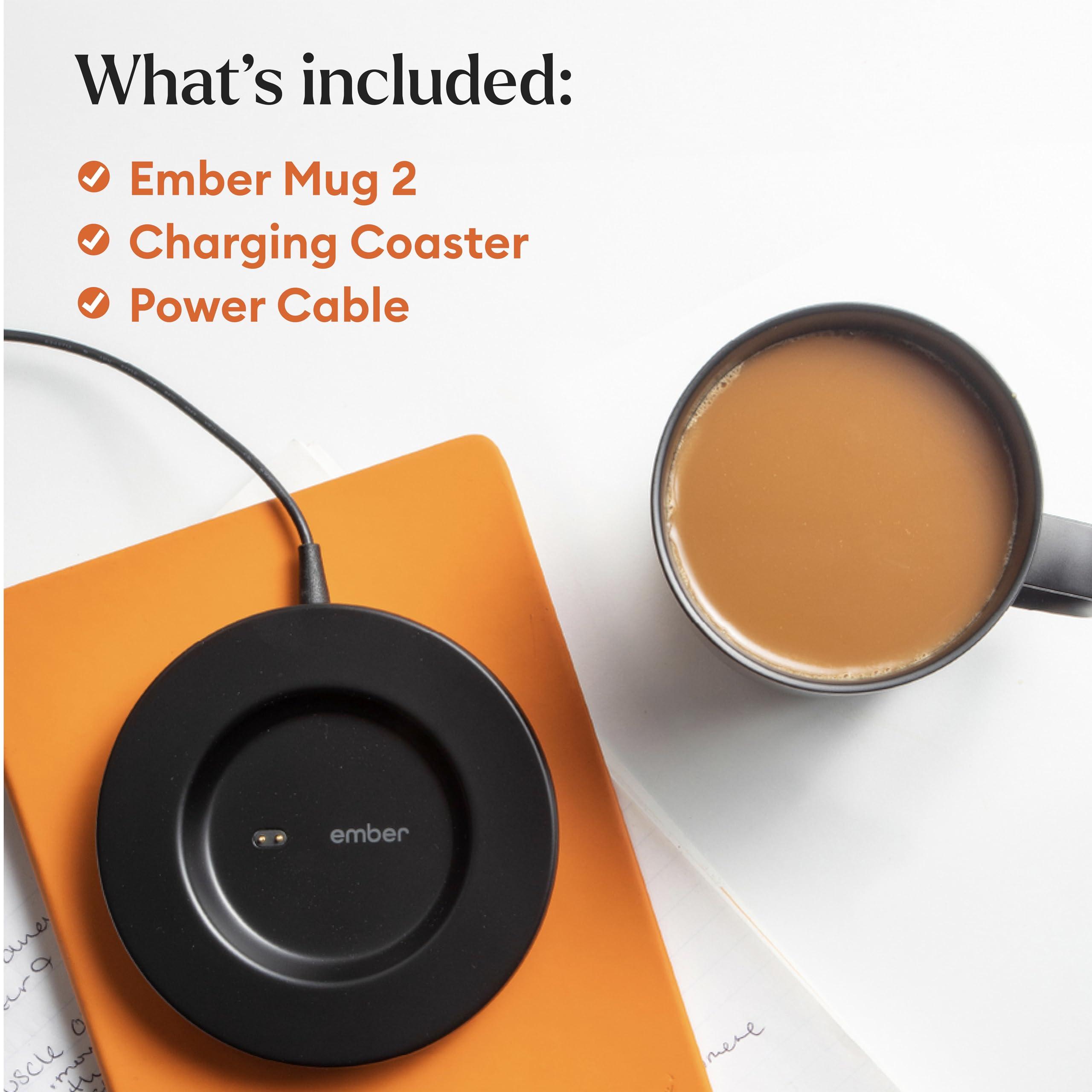 Ember Temperature Control Smart Mug 2, 14 Oz, App-Controlled Heated Coffee Mug with 80 Min Battery Life and Improved Design, Black - Image 6