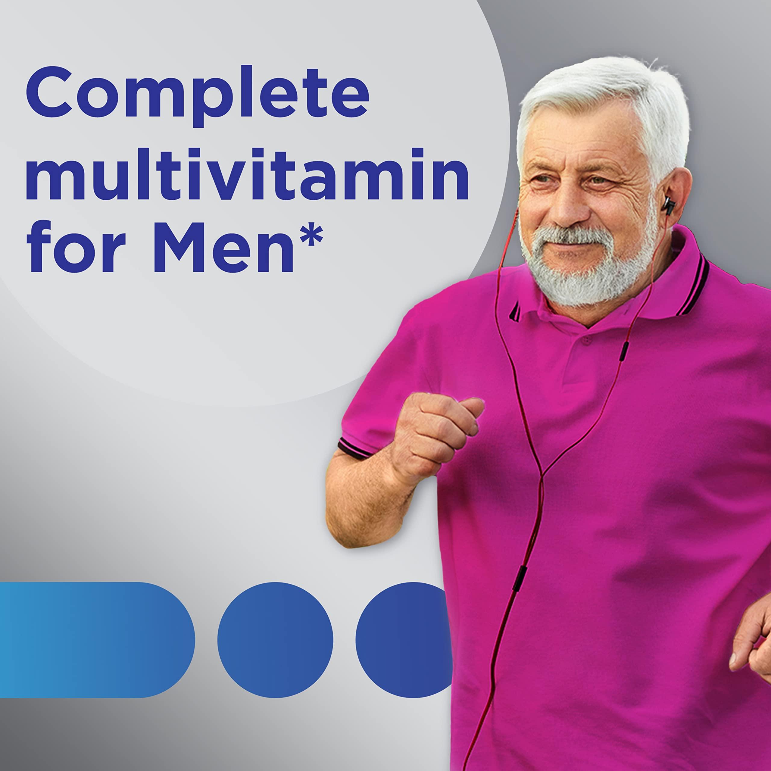 Centrum Silver Men's 50+ Multivitamin with Vitamin D3, B-Vitamins, Zinc for Memory and Cognition - 200 Tablets - Image 2