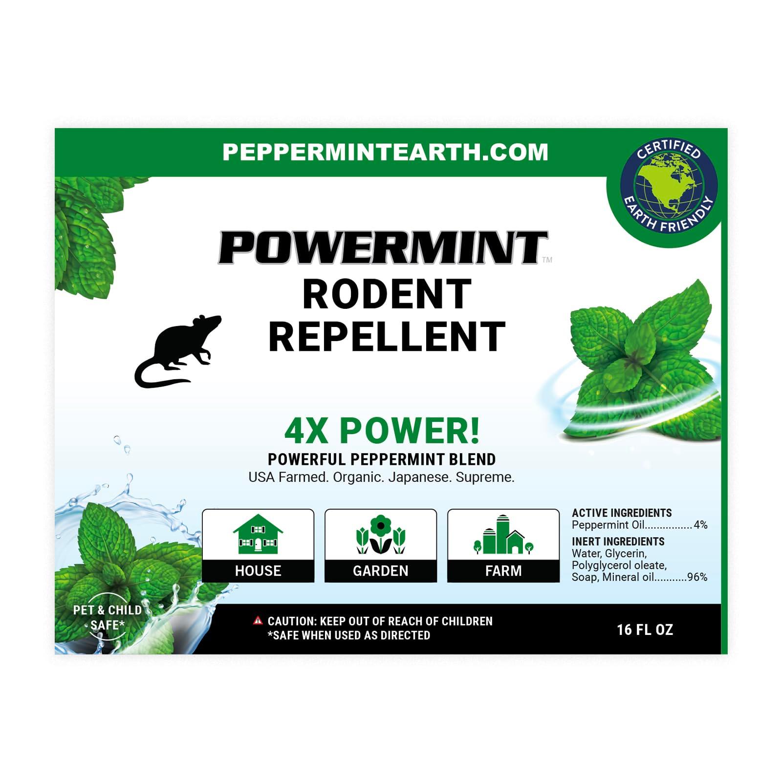 Powermint 16 Oz Peppermint Oil Rodent Repellent Spray - Image 2