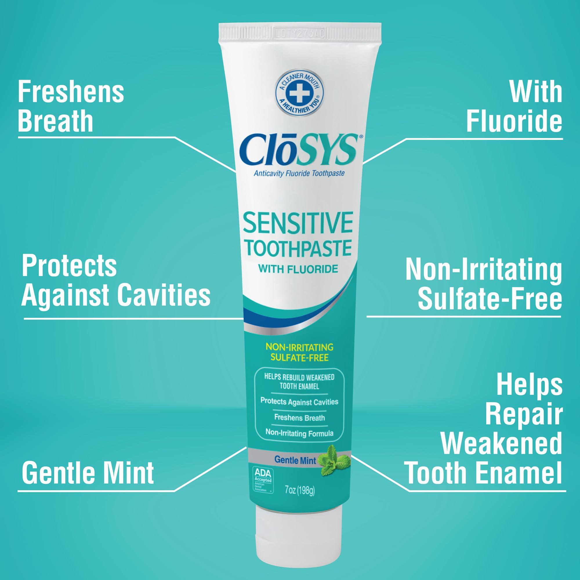 CloSYS Fluoride Toothpaste, 7 Ounce, Gentle Mint, Whitening, Enamel Protection, Sulfate Free - Image 5